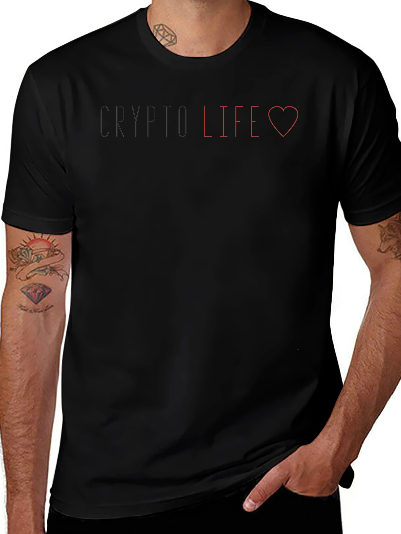 Crypto Life T-Shirt - Bitcoin Lover Tee