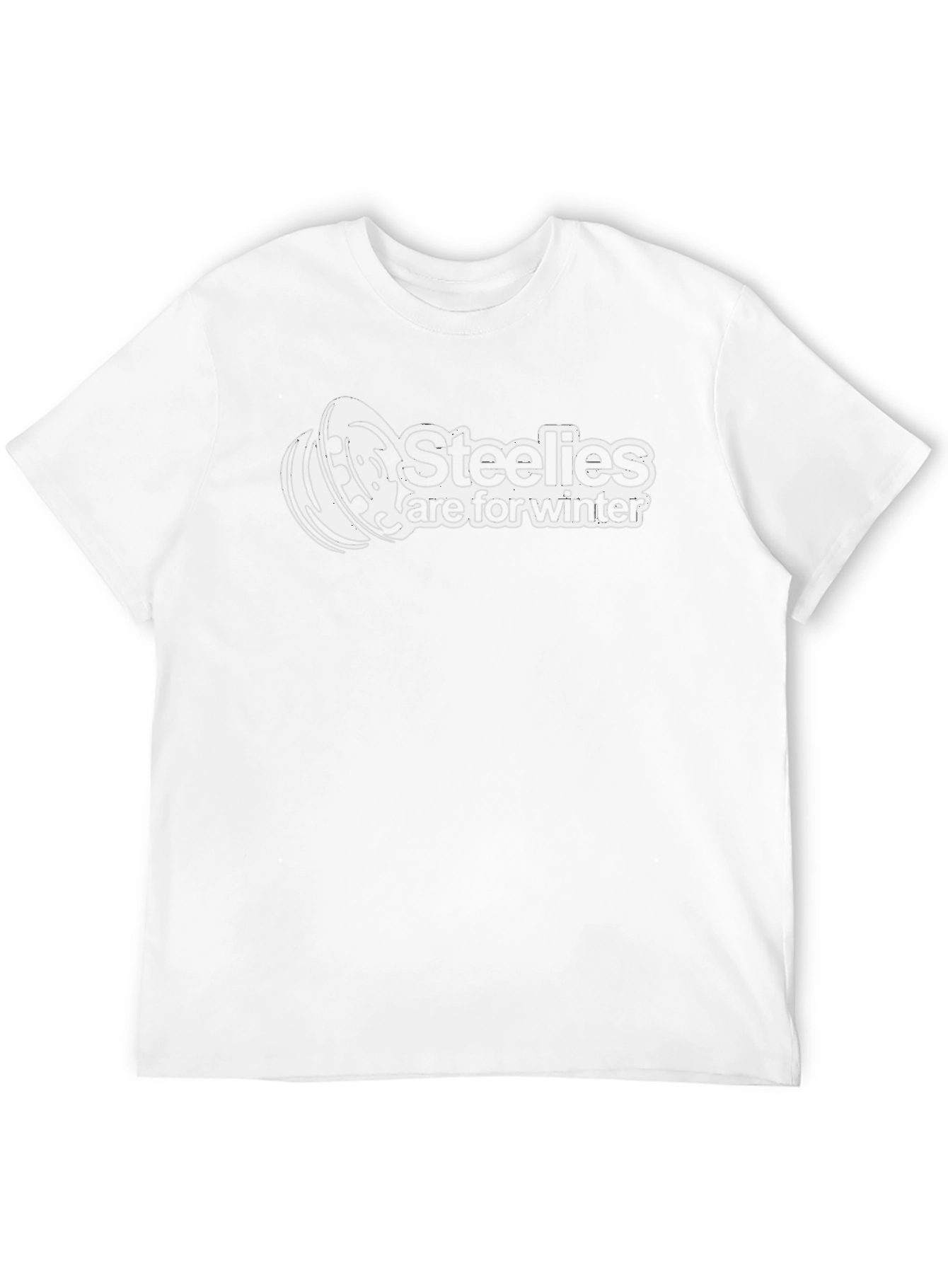 Steelies Are For Winter - Black Graphic Tee