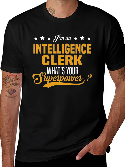 Intelligence Clerk Superpower Tee