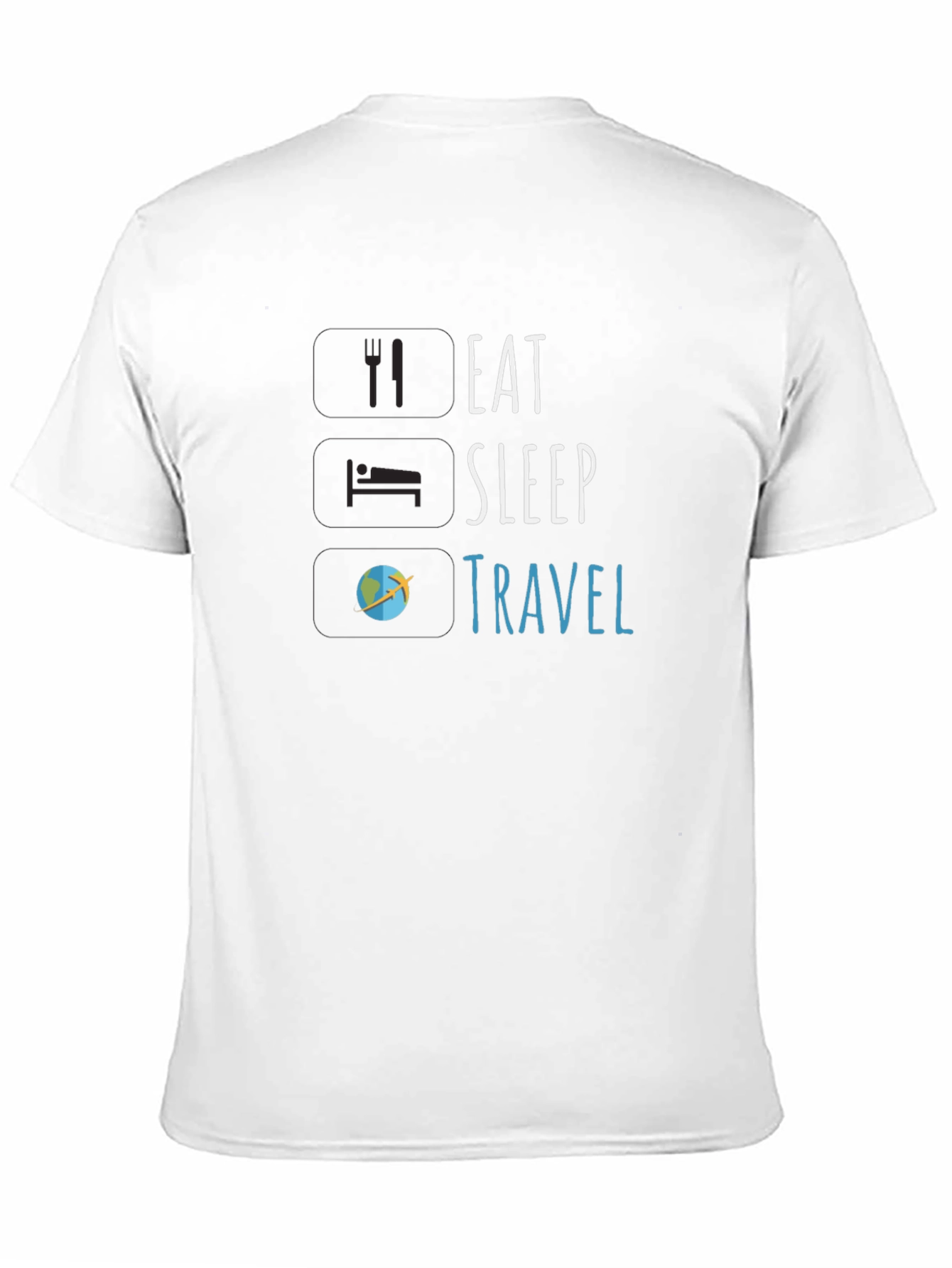 Eat Sleep Travel T-Shirt - Adventure Seeker Tee