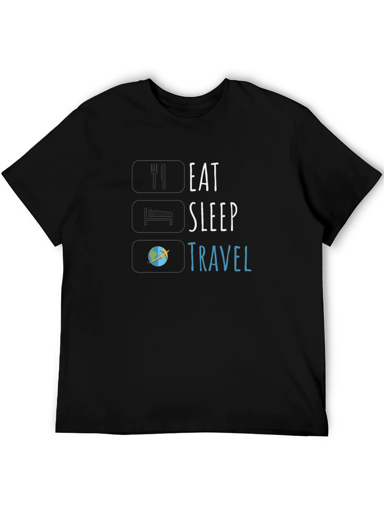 Eat Sleep Travel T-Shirt - Adventure Seeker Tee
