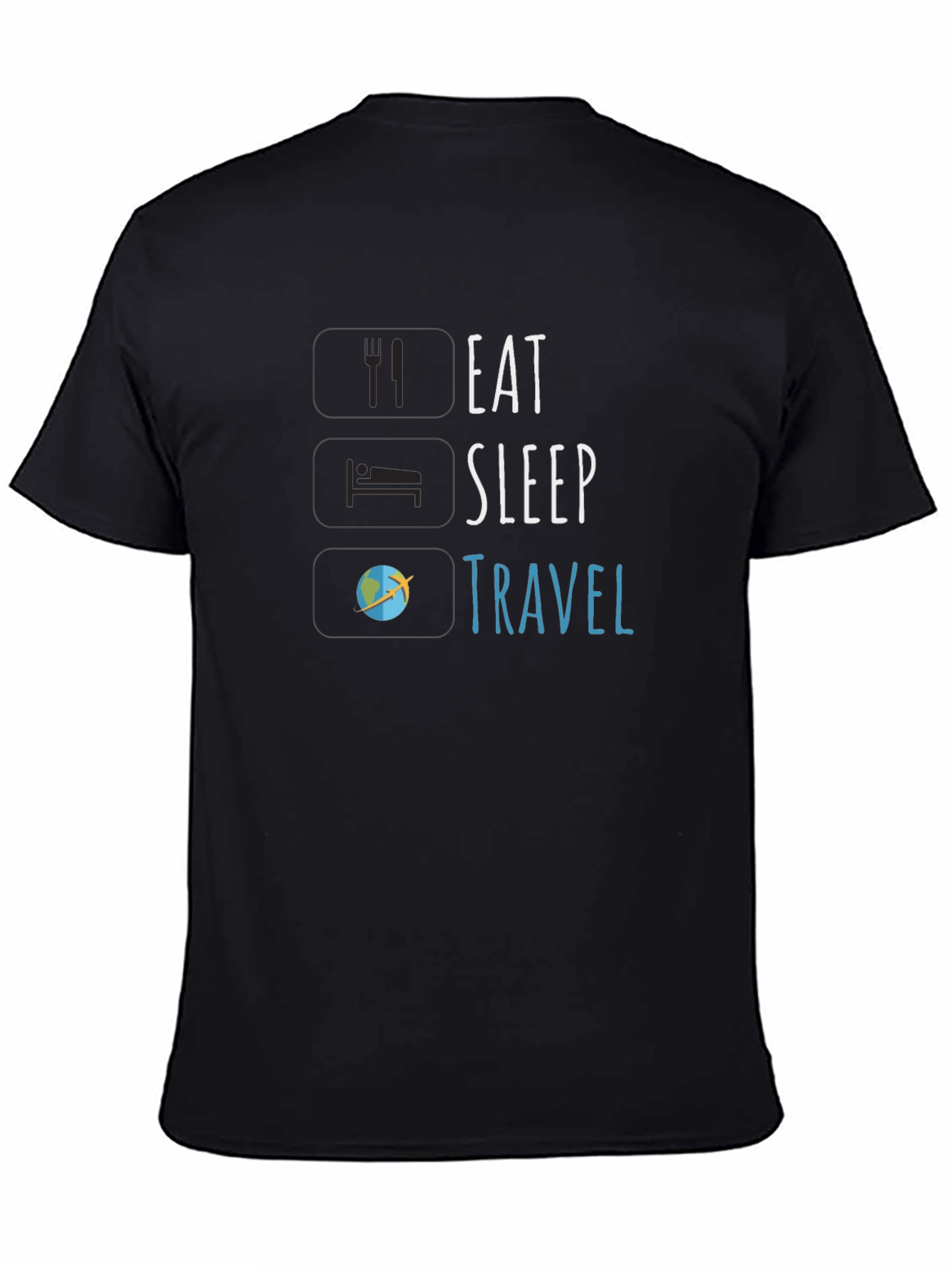 Eat Sleep Travel T-Shirt - Adventure Seeker Tee