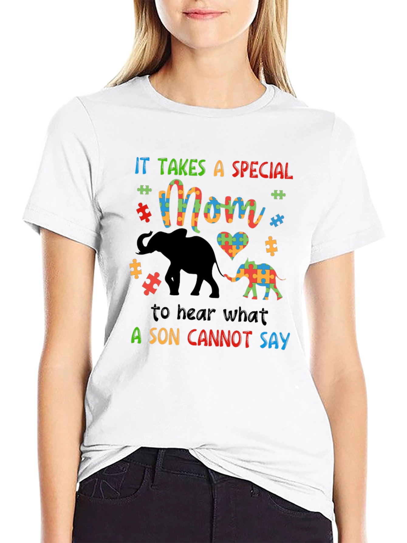 Special Mom Autism Awareness T-Shirt