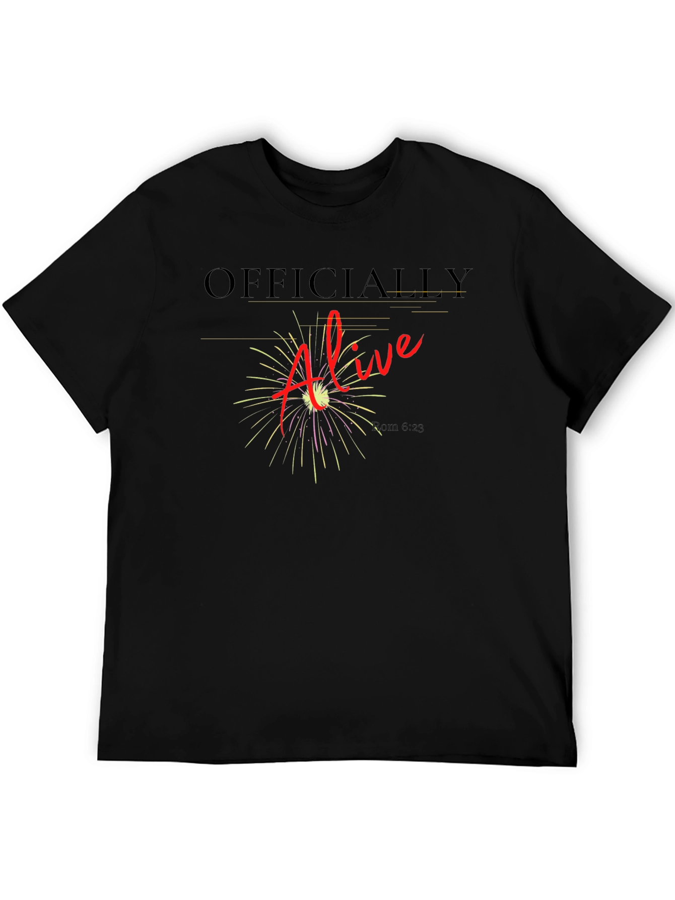 Officially Alive Graphic Tee - Black