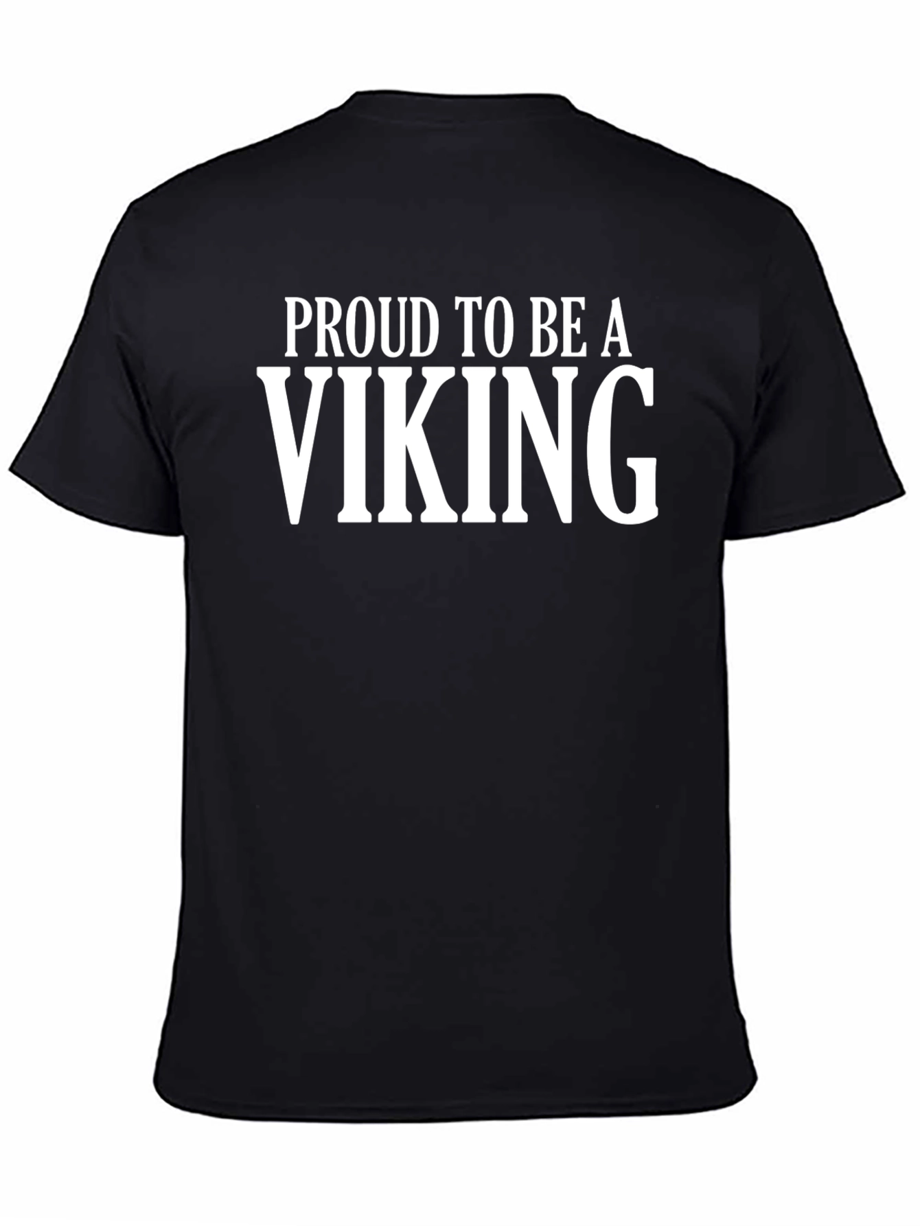 Proud Viking Graphic Tee - Black