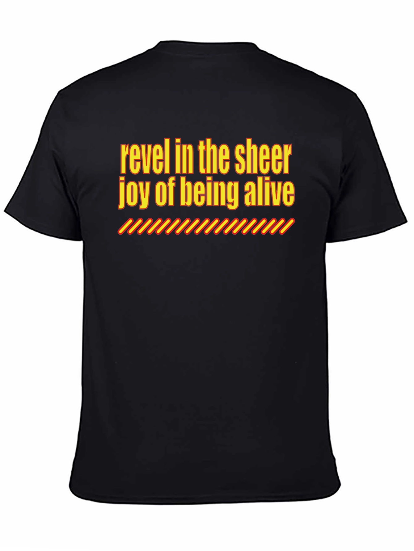 Revel in the Joy Black Graphic Tee
