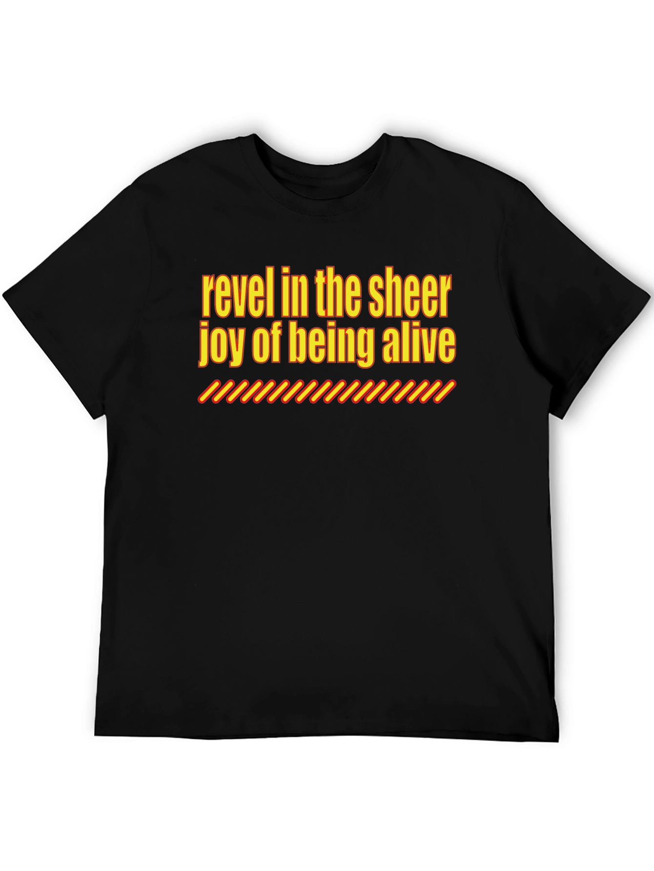 Revel in the Joy Black Graphic Tee