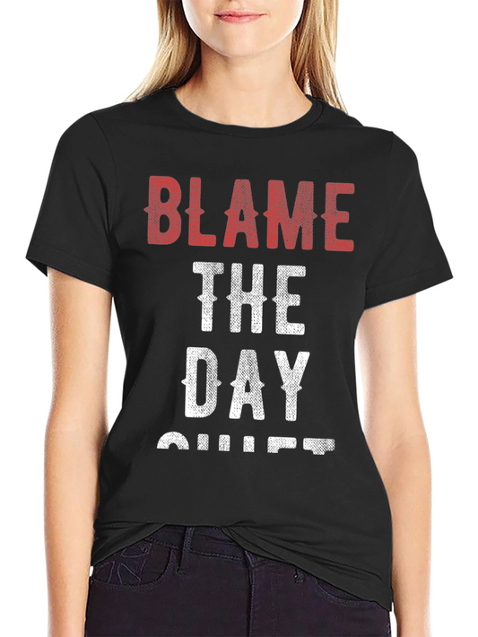 Blame The Day Shift Graphic Tee