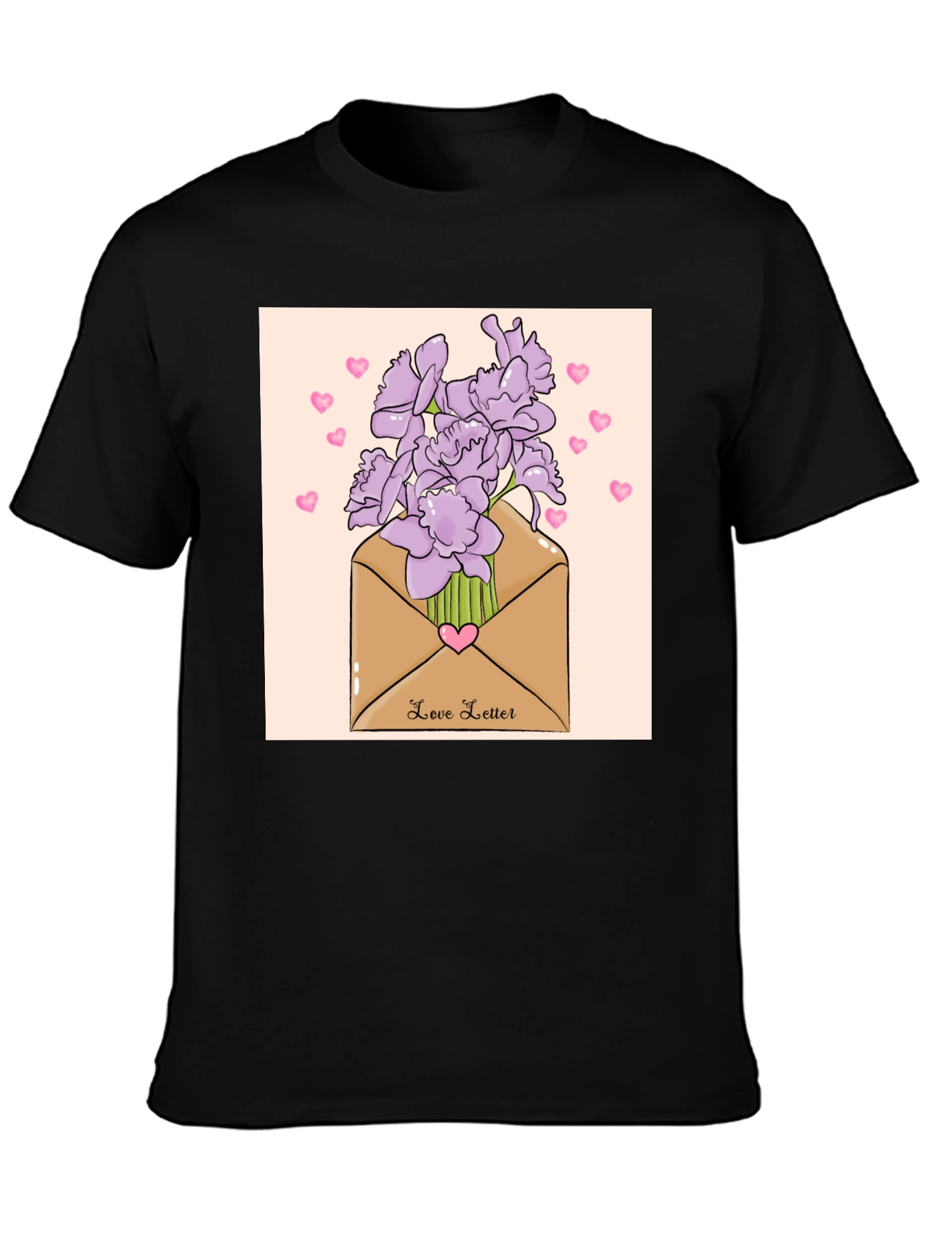 Love Letter Floral T-Shirt - Stylish Unisex Design