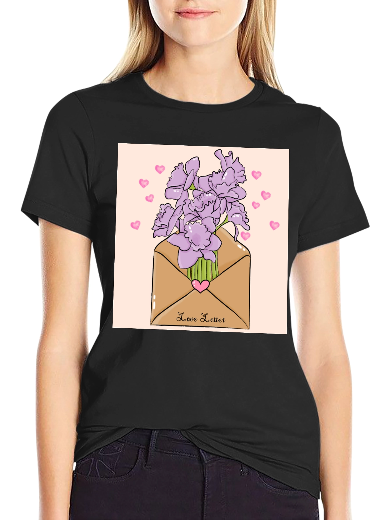 Love Letter Floral T-Shirt - Stylish Unisex Design