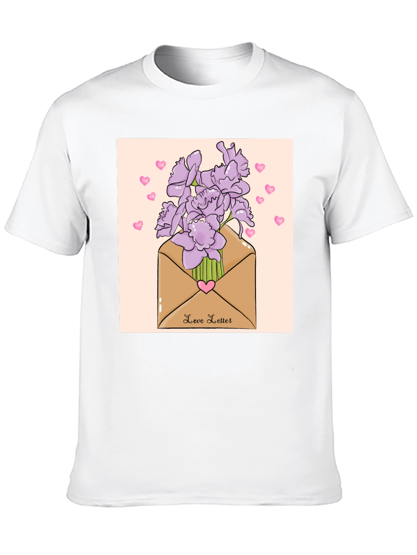 Love Letter Floral T-Shirt - Stylish Unisex Design