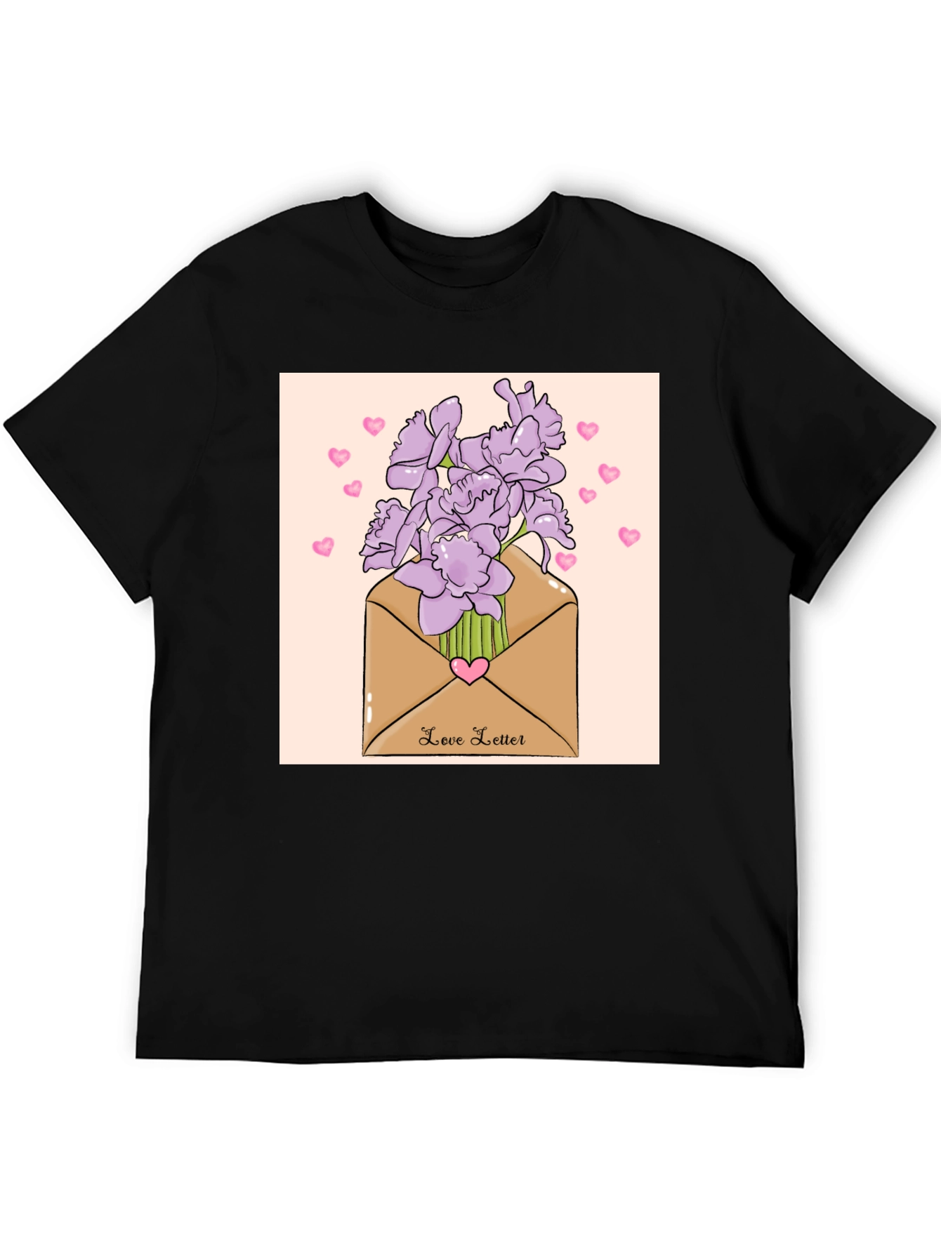 Love Letter Floral T-Shirt - Stylish Unisex Design