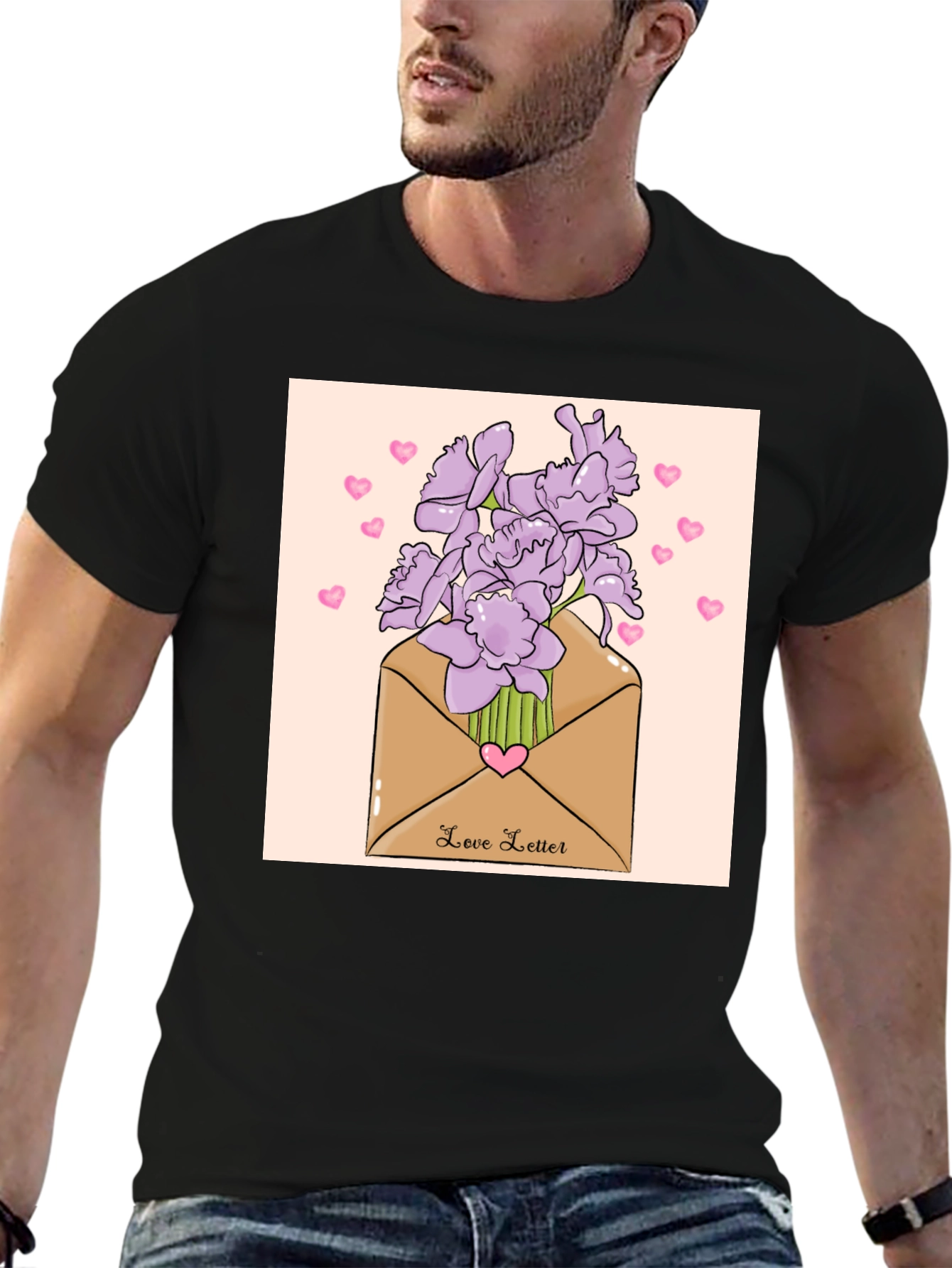 Love Letter Floral T-Shirt - Stylish Unisex Design