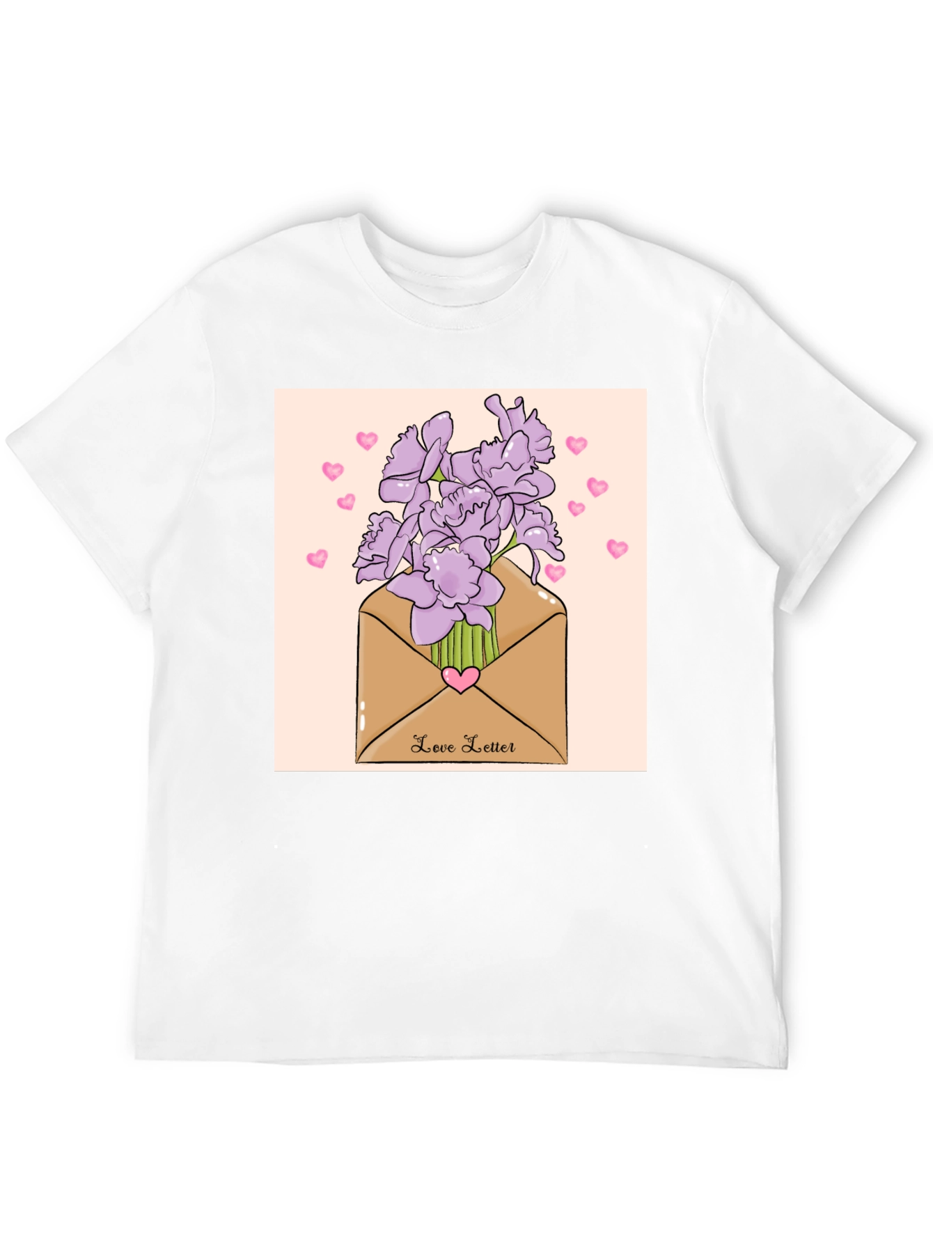 Love Letter Floral T-Shirt - Stylish Unisex Design