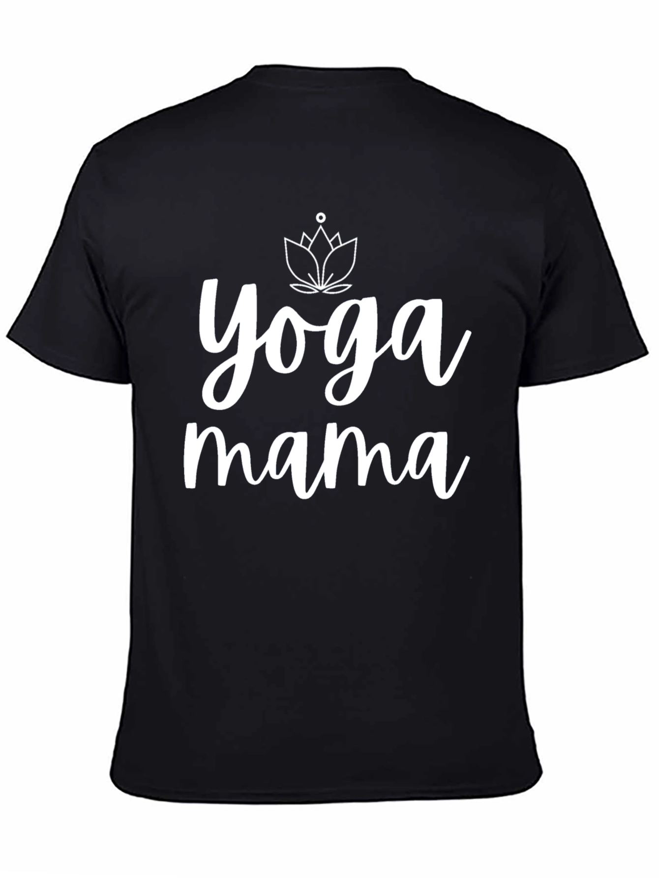 Yoga Mama Black Graphic Tee Shirt