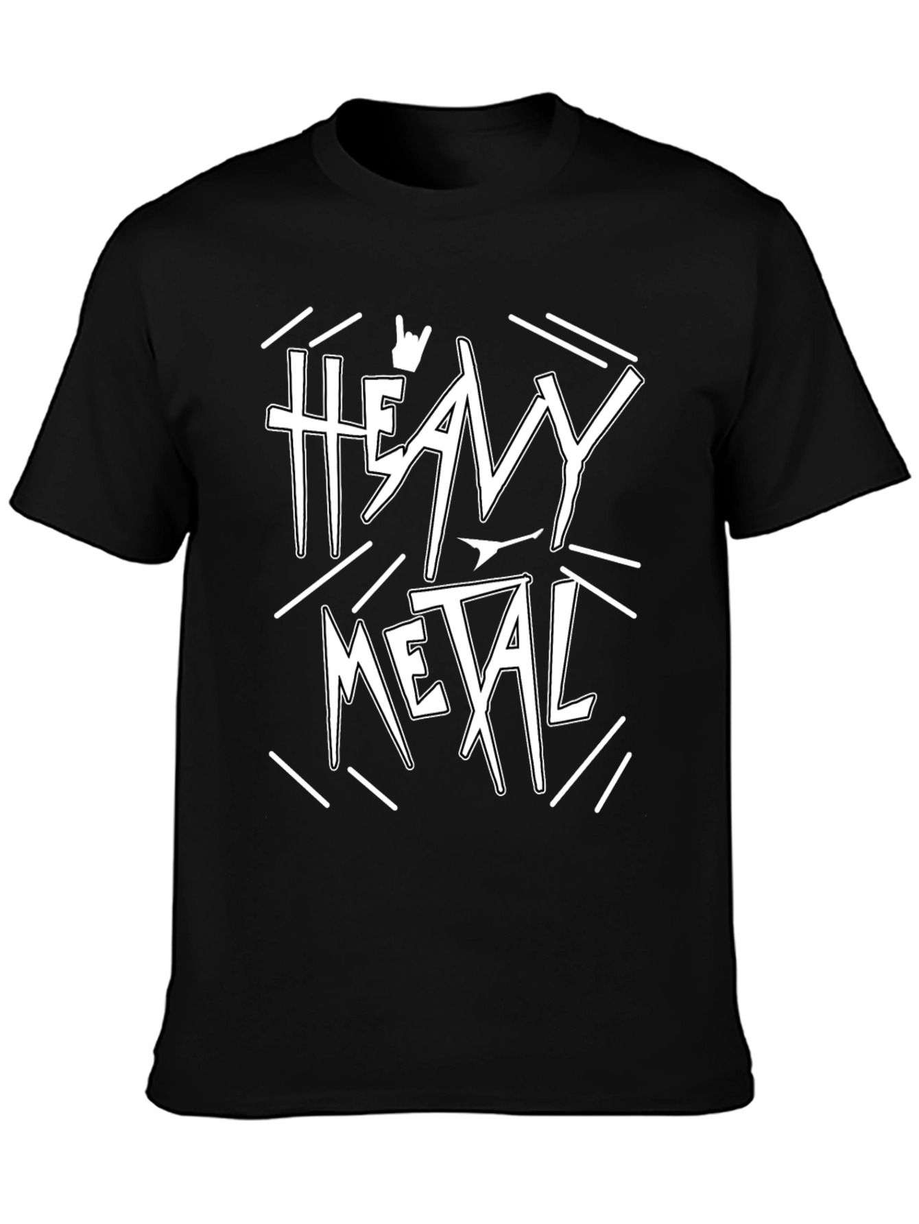 Heavy Metal Graphic Tee - Rock and Roll T-Shirt