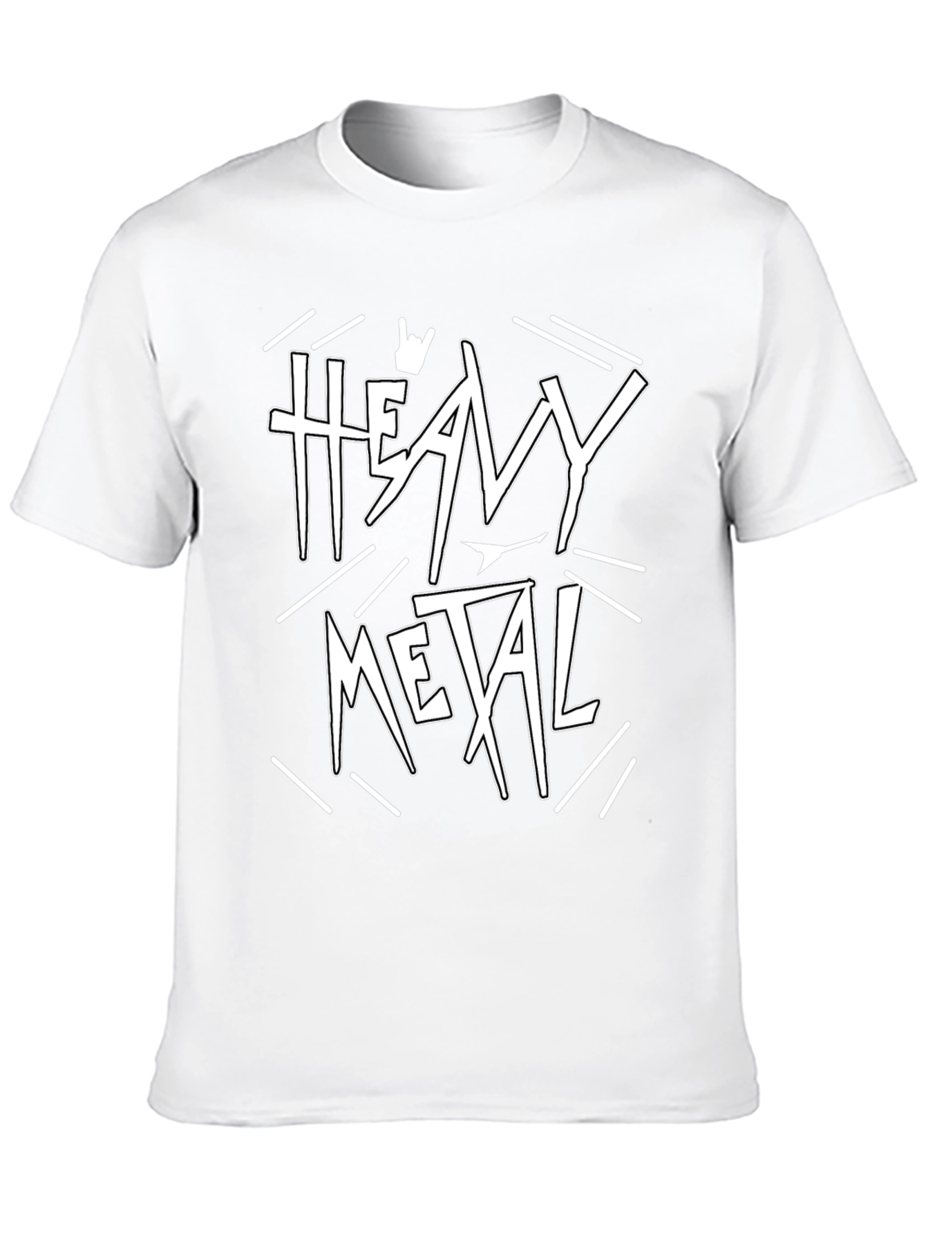 Heavy Metal Graphic Tee - Rock and Roll T-Shirt