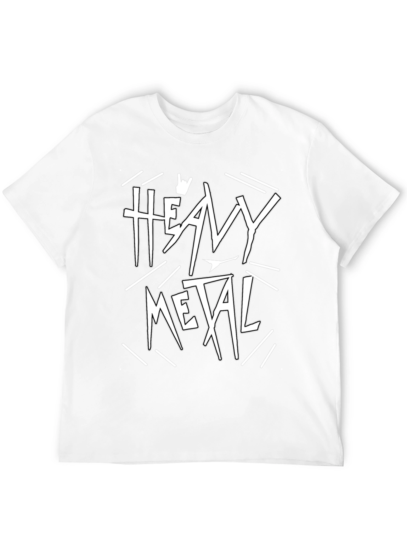 Heavy Metal Graphic Tee - Rock and Roll T-Shirt