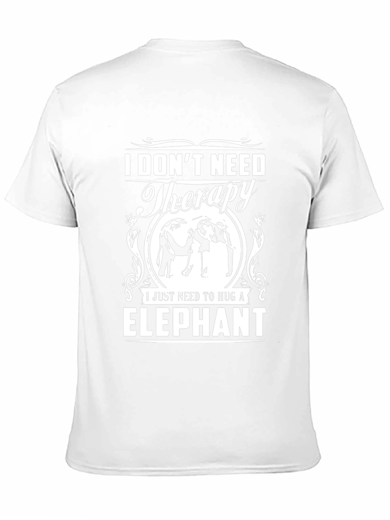 Elephant Hug Therapy Graphic T-Shirt