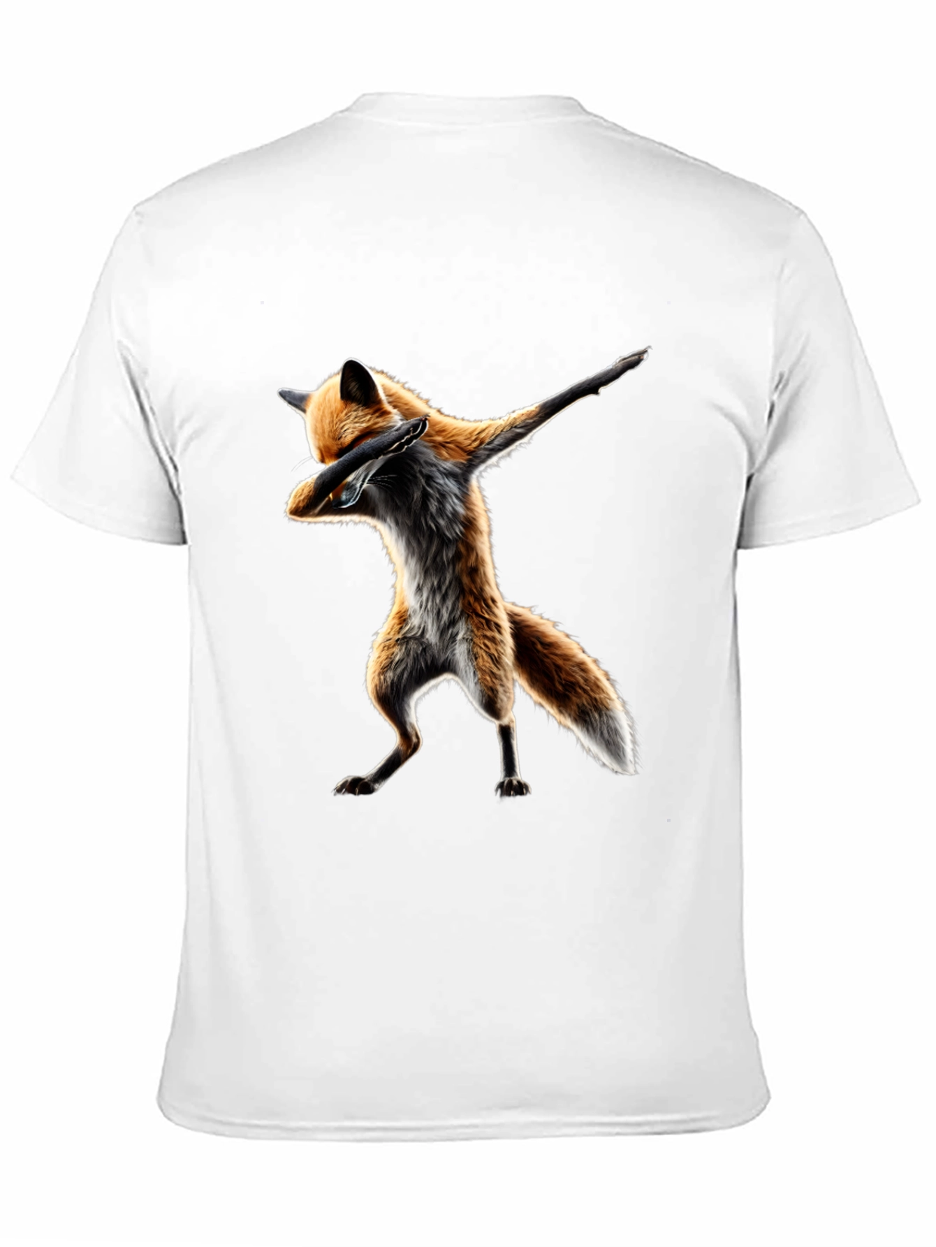 Dabbing Fox Graphic Tee - Black T-Shirt
