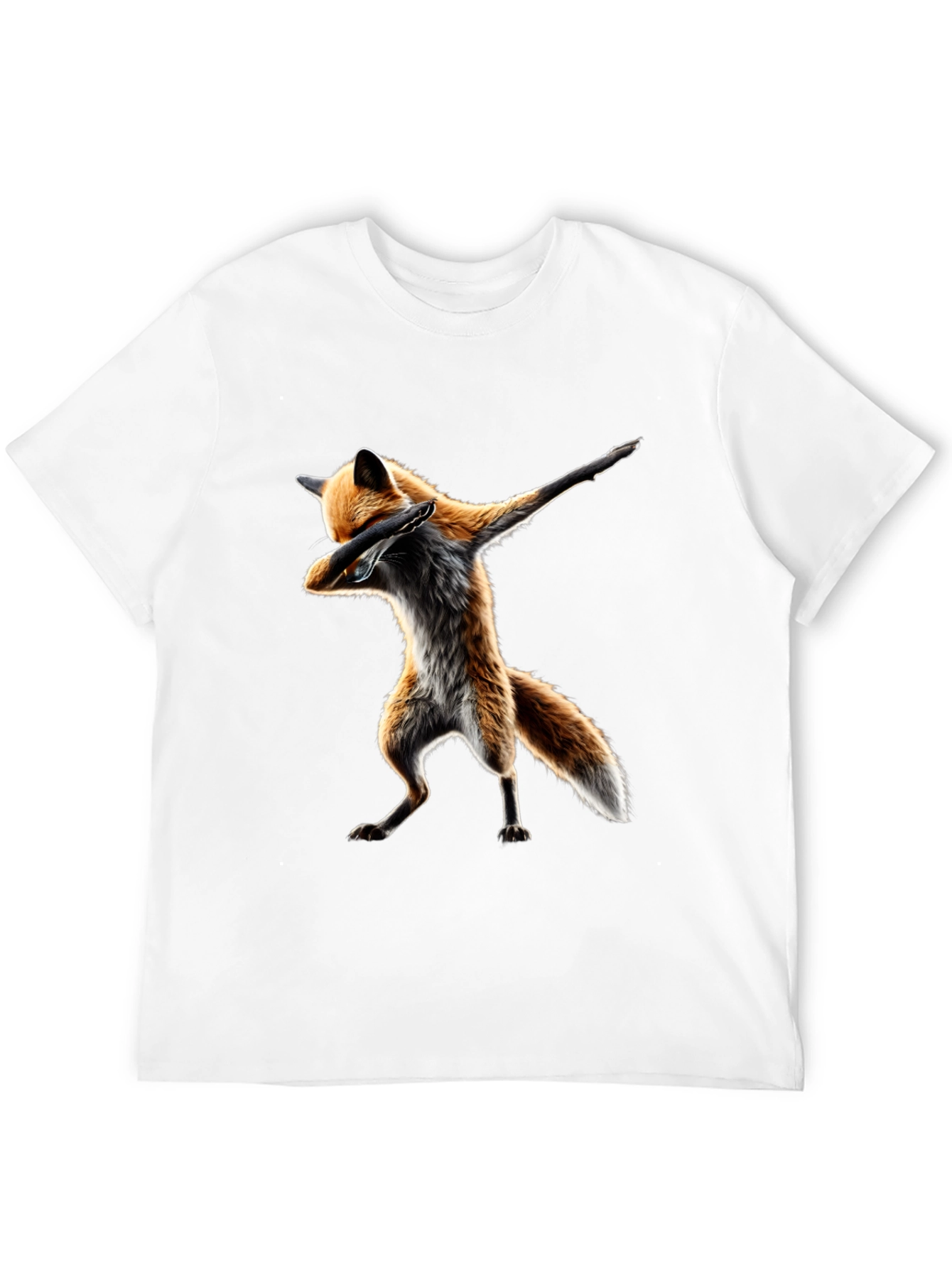 Dabbing Fox Graphic Tee - Black T-Shirt