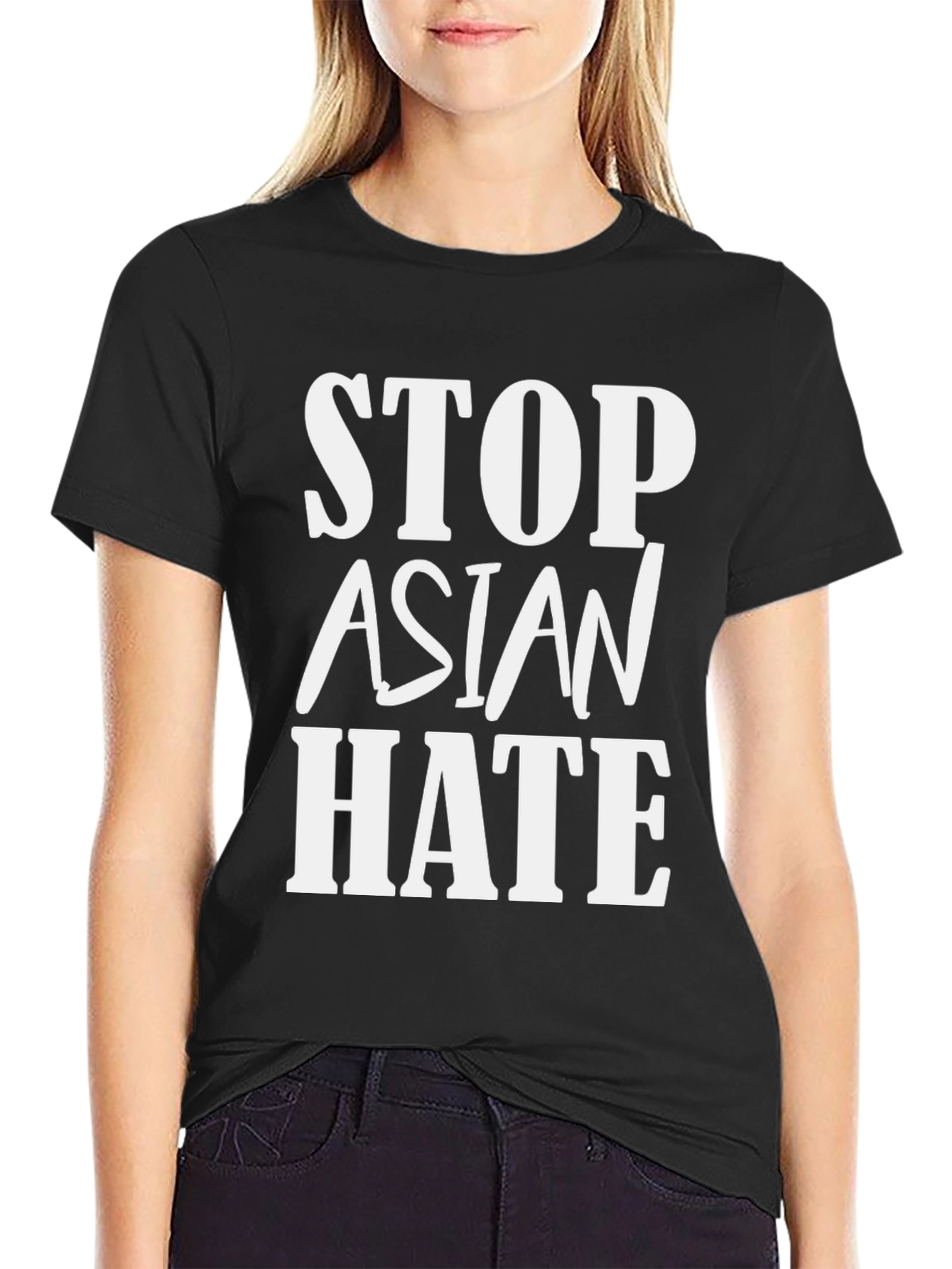 Stop Asian Hate Graphic Tee - Activism T-Shirt