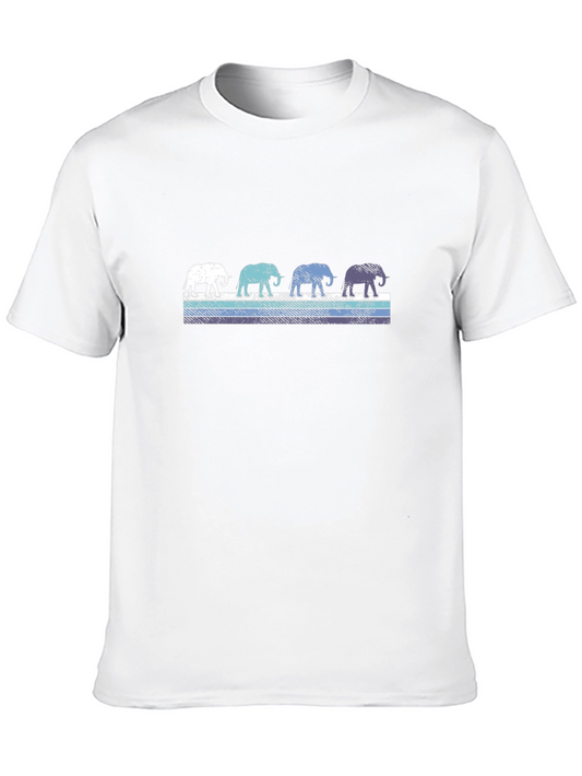 Retro Elephant Parade T-Shirt