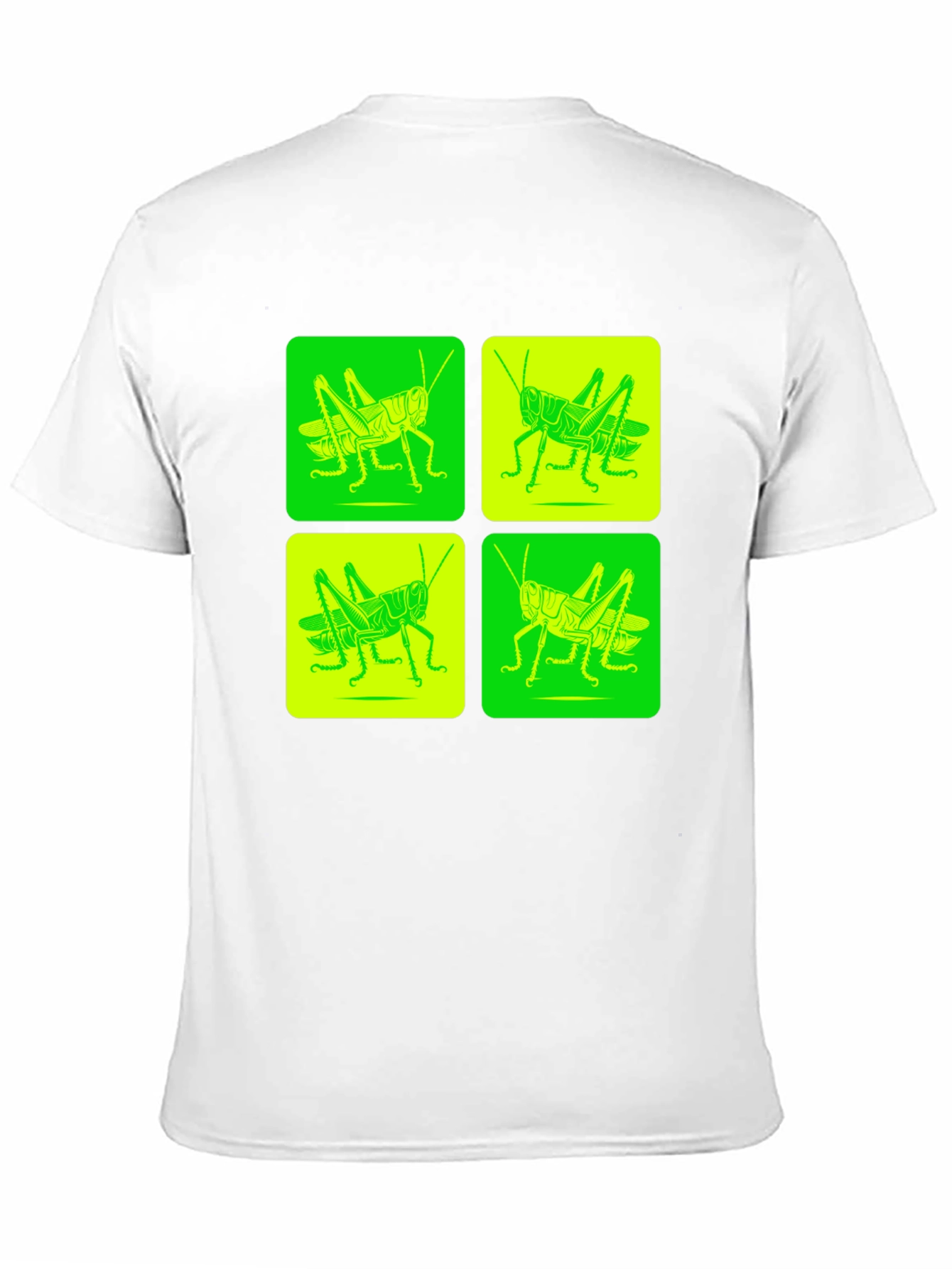 Grasshopper Pop Art Black T-Shirt