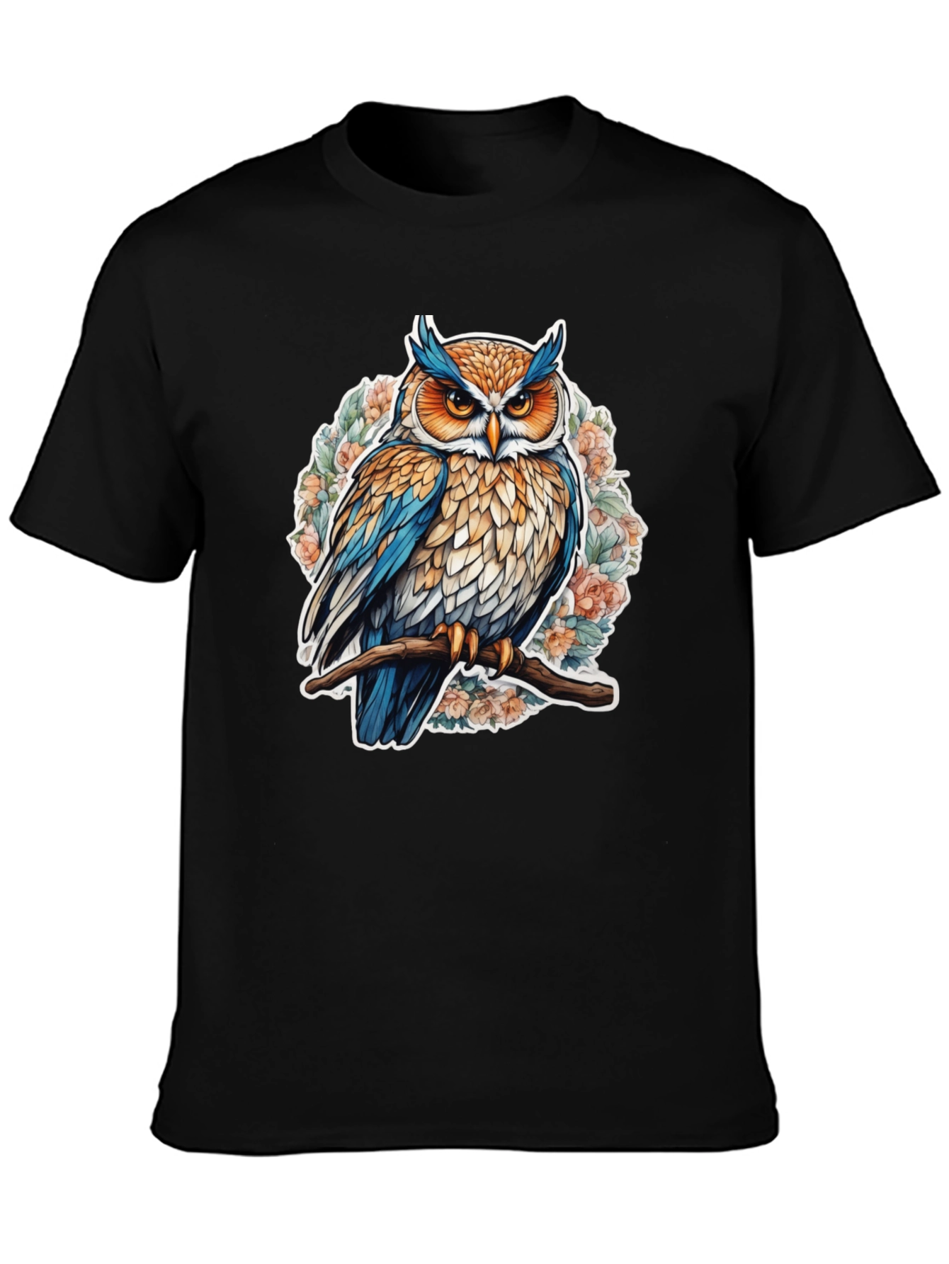 Owl Graphic Tee - Nature Inspired Design