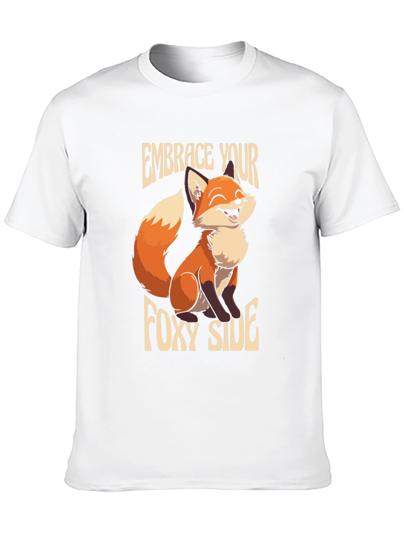 Embrace Your Foxy Side Black Graphic Tee