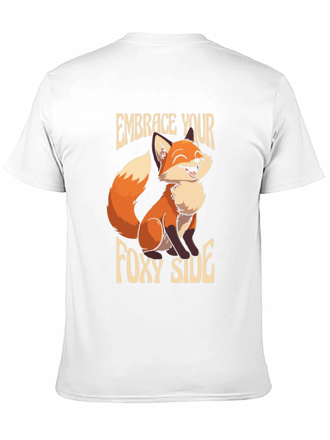 Embrace Your Foxy Side Black Graphic Tee
