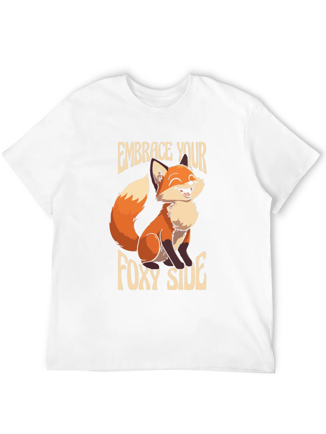 Embrace Your Foxy Side Black Graphic Tee