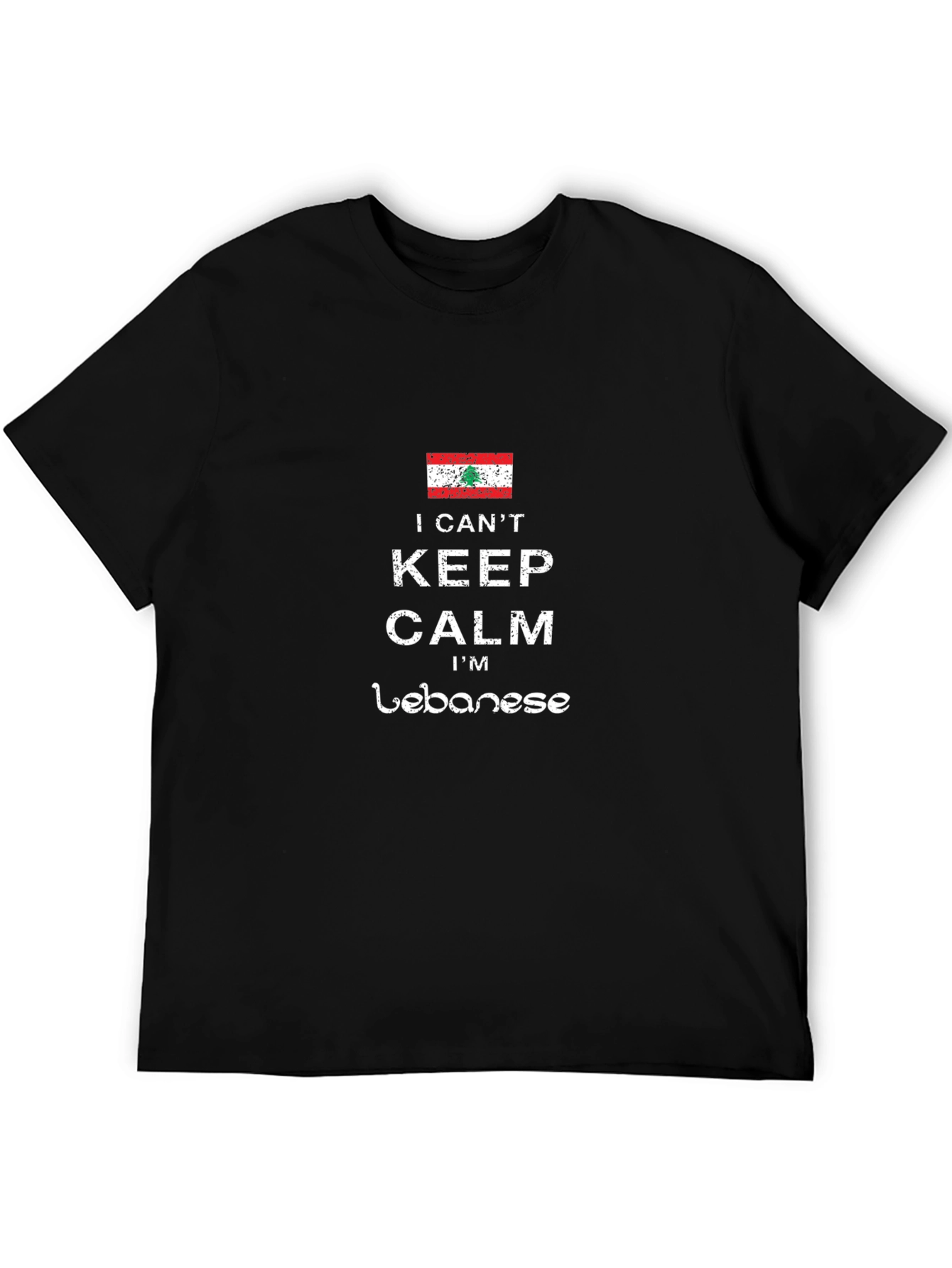 Lebanese Pride T-Shirt - Keep Calm Im Lebanese