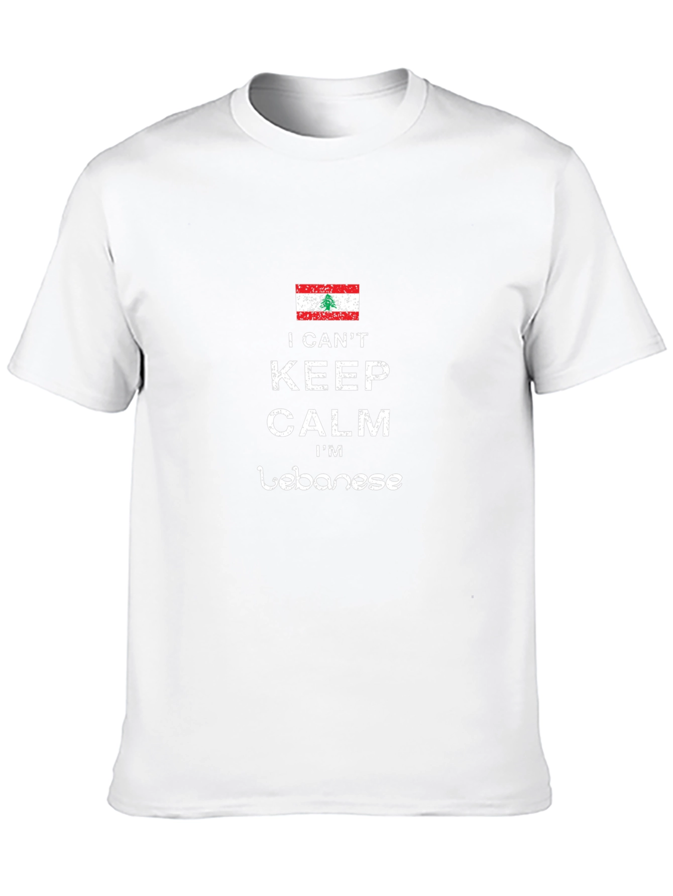 Lebanese Pride T-Shirt - Keep Calm Im Lebanese