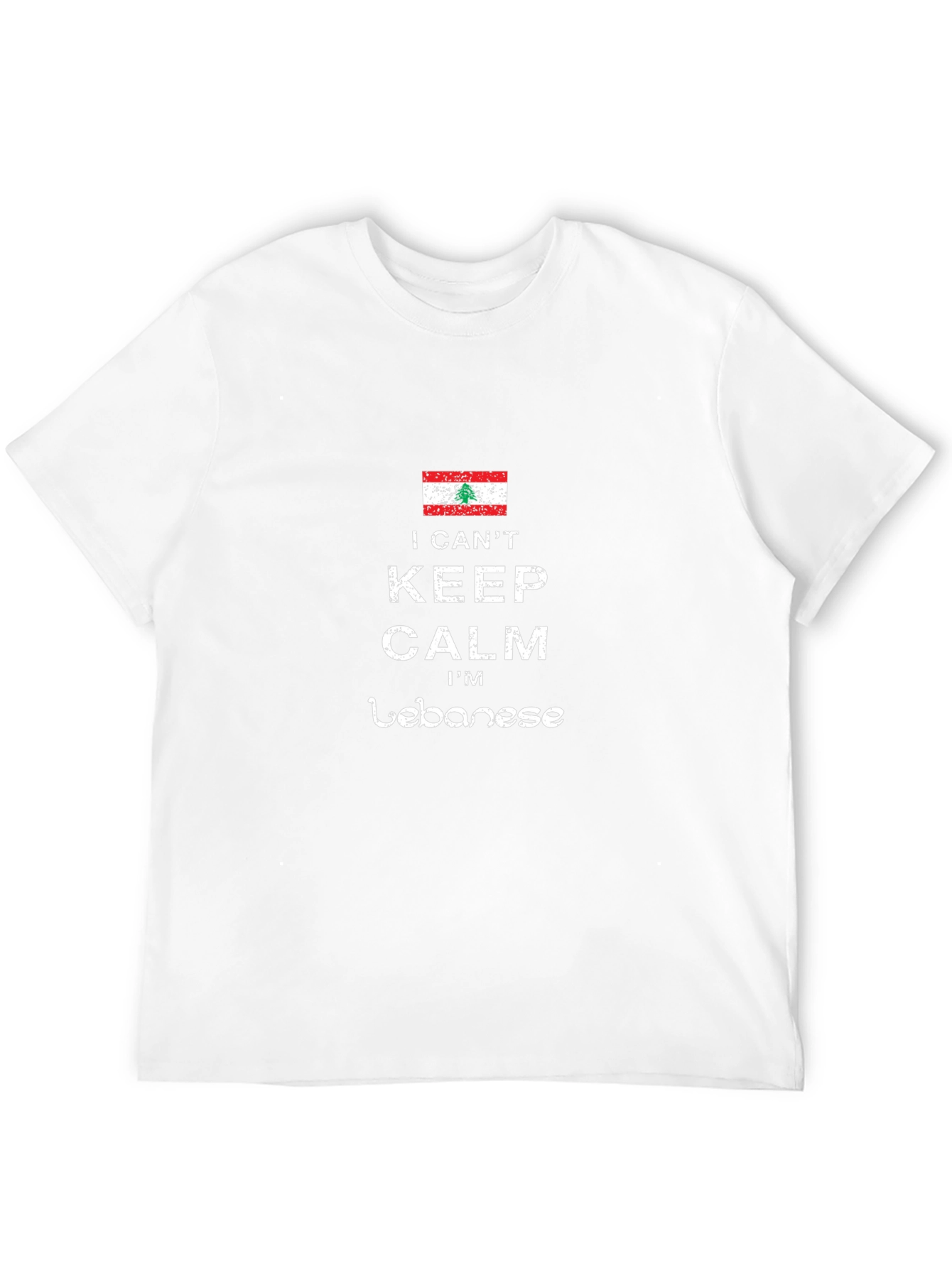 Lebanese Pride T-Shirt - Keep Calm Im Lebanese