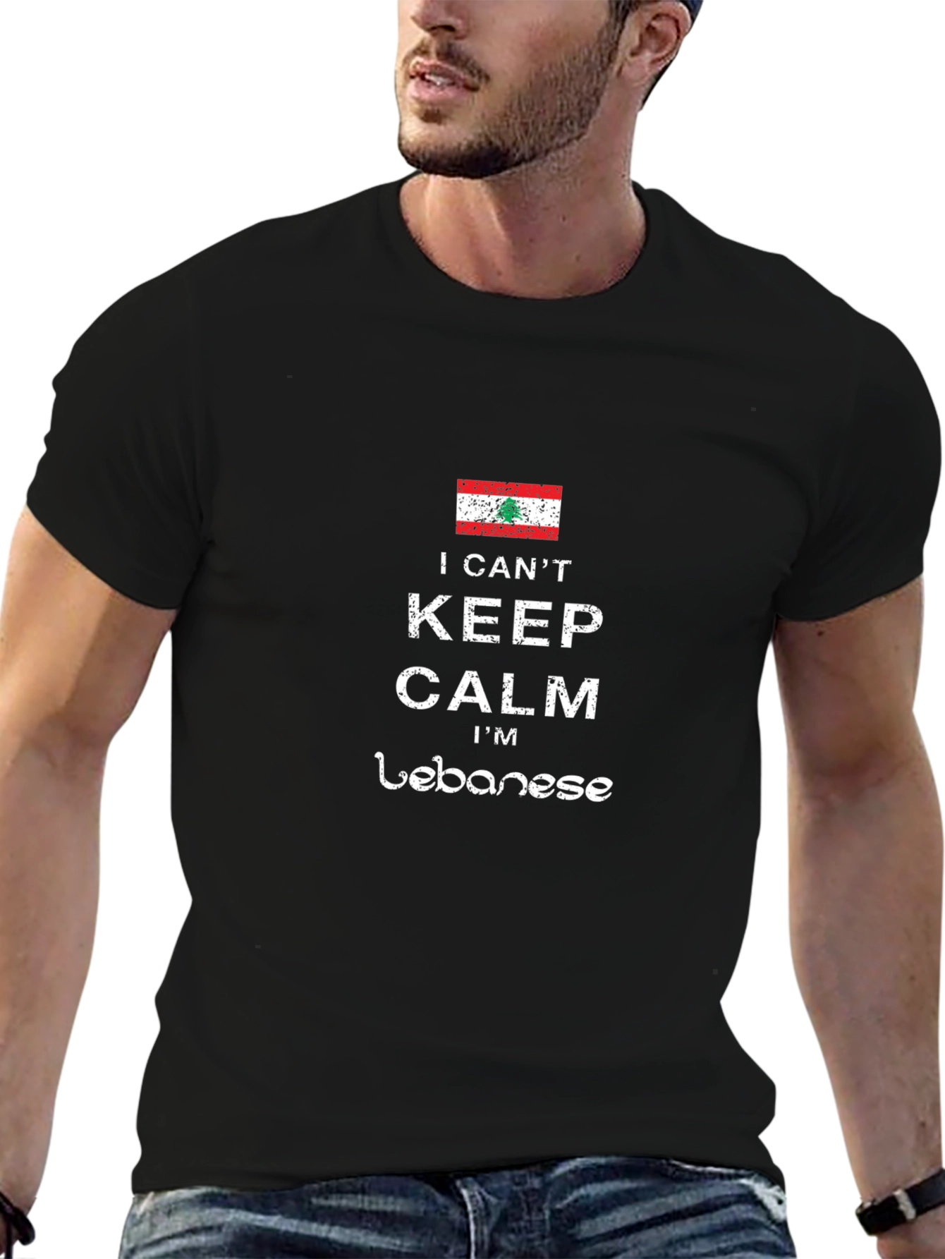 Lebanese Pride T-Shirt - Keep Calm Im Lebanese