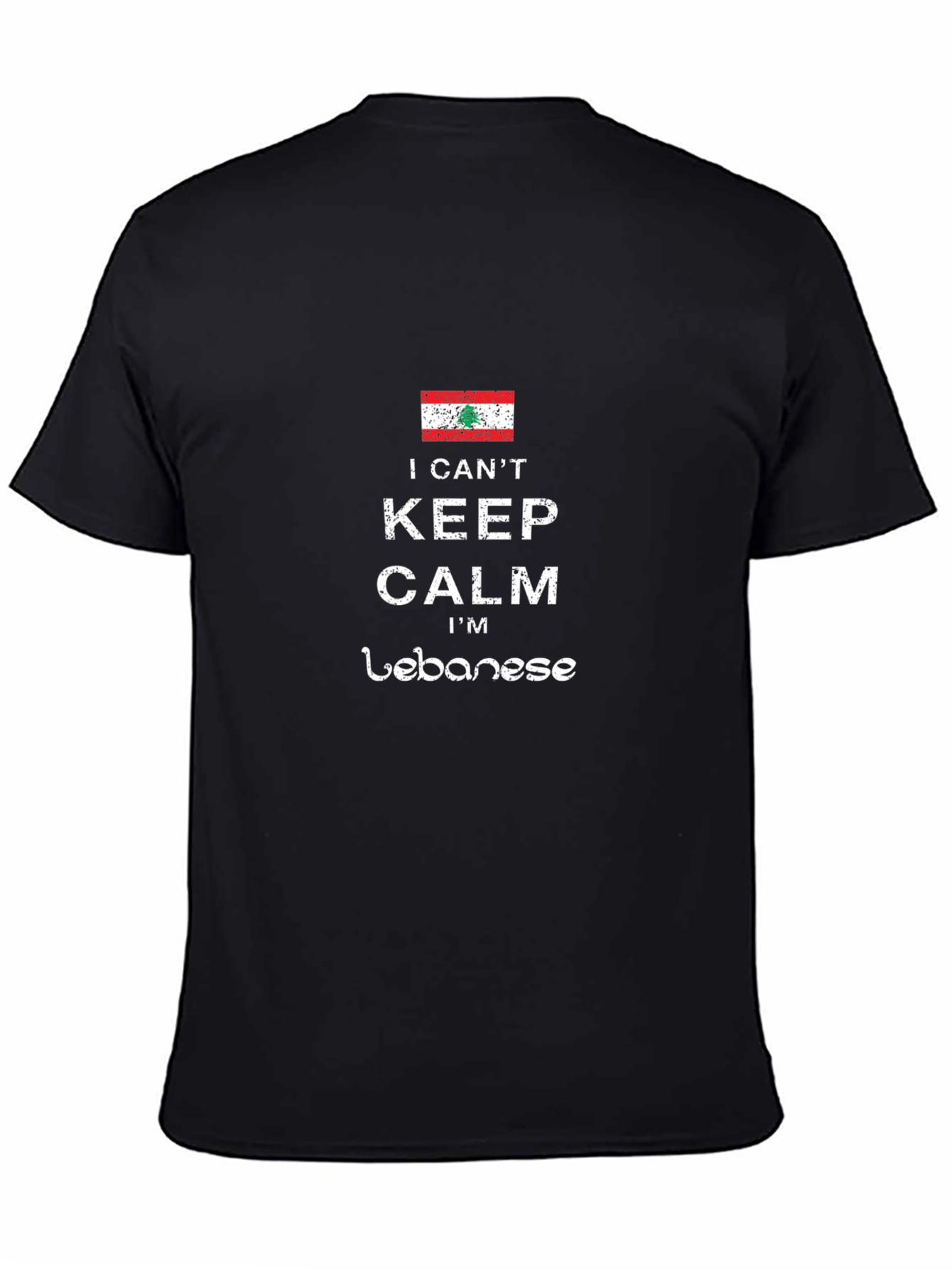 Lebanese Pride T-Shirt - Keep Calm Im Lebanese