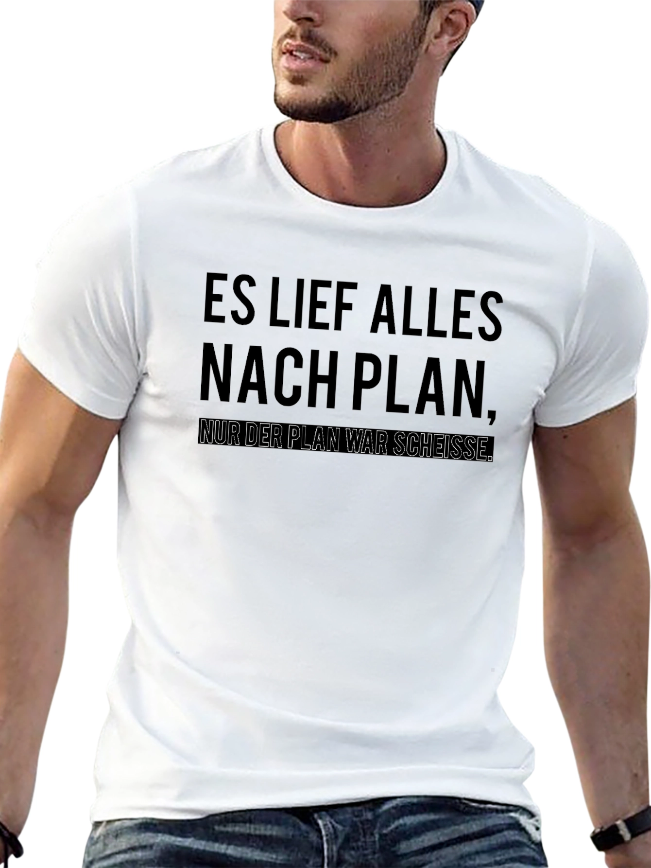 Es Lief Alles Nach Plan Funny T-Shirt