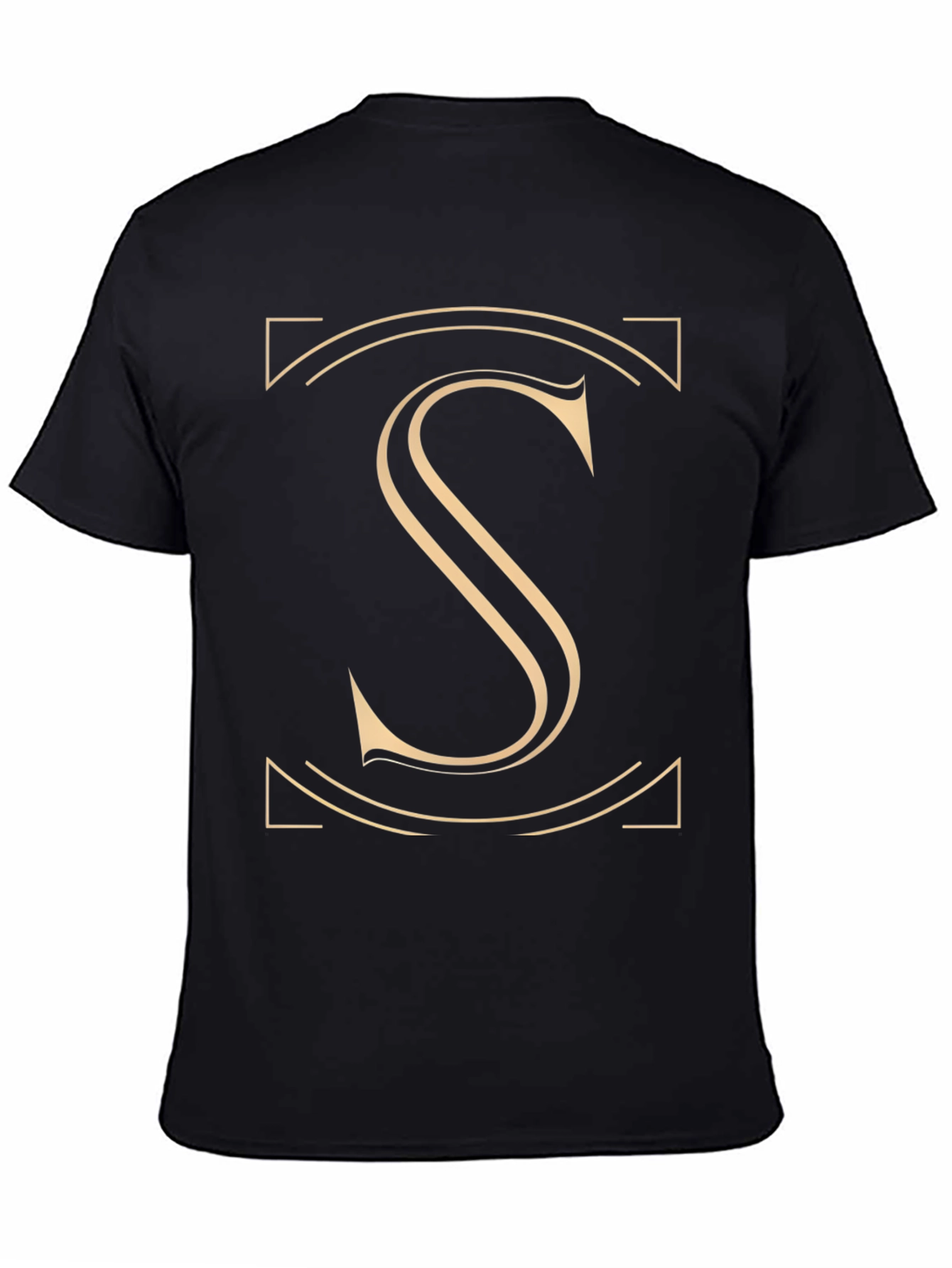 Elegant Initial S Graphic T-Shirt - Stylish Design