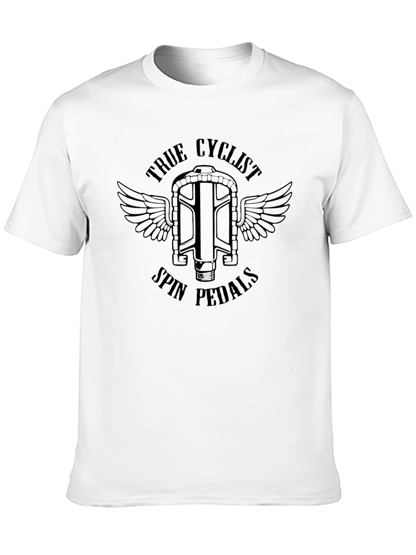 True Cyclist Spin Pedals Graphic T-Shirt