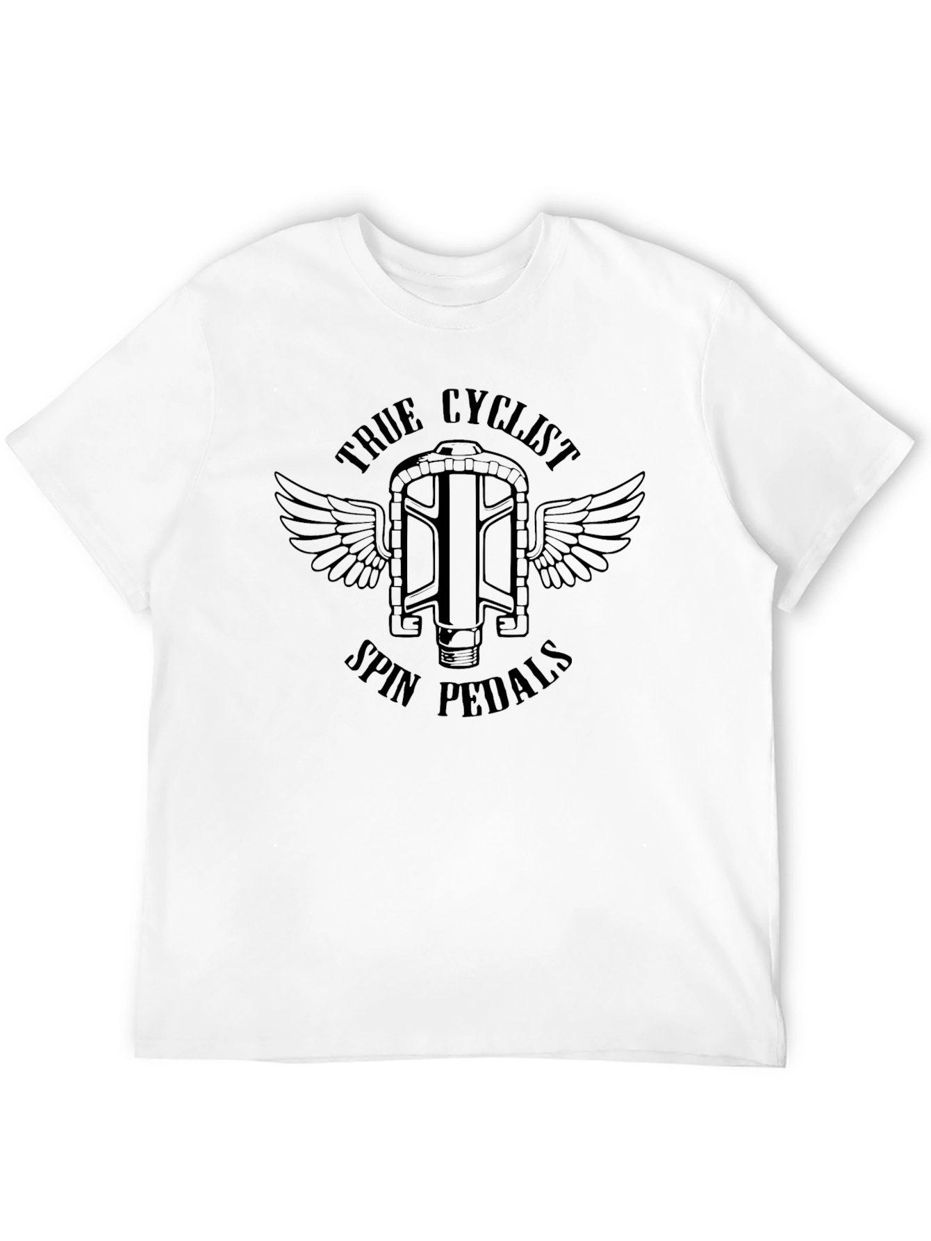 True Cyclist Spin Pedals Graphic T-Shirt