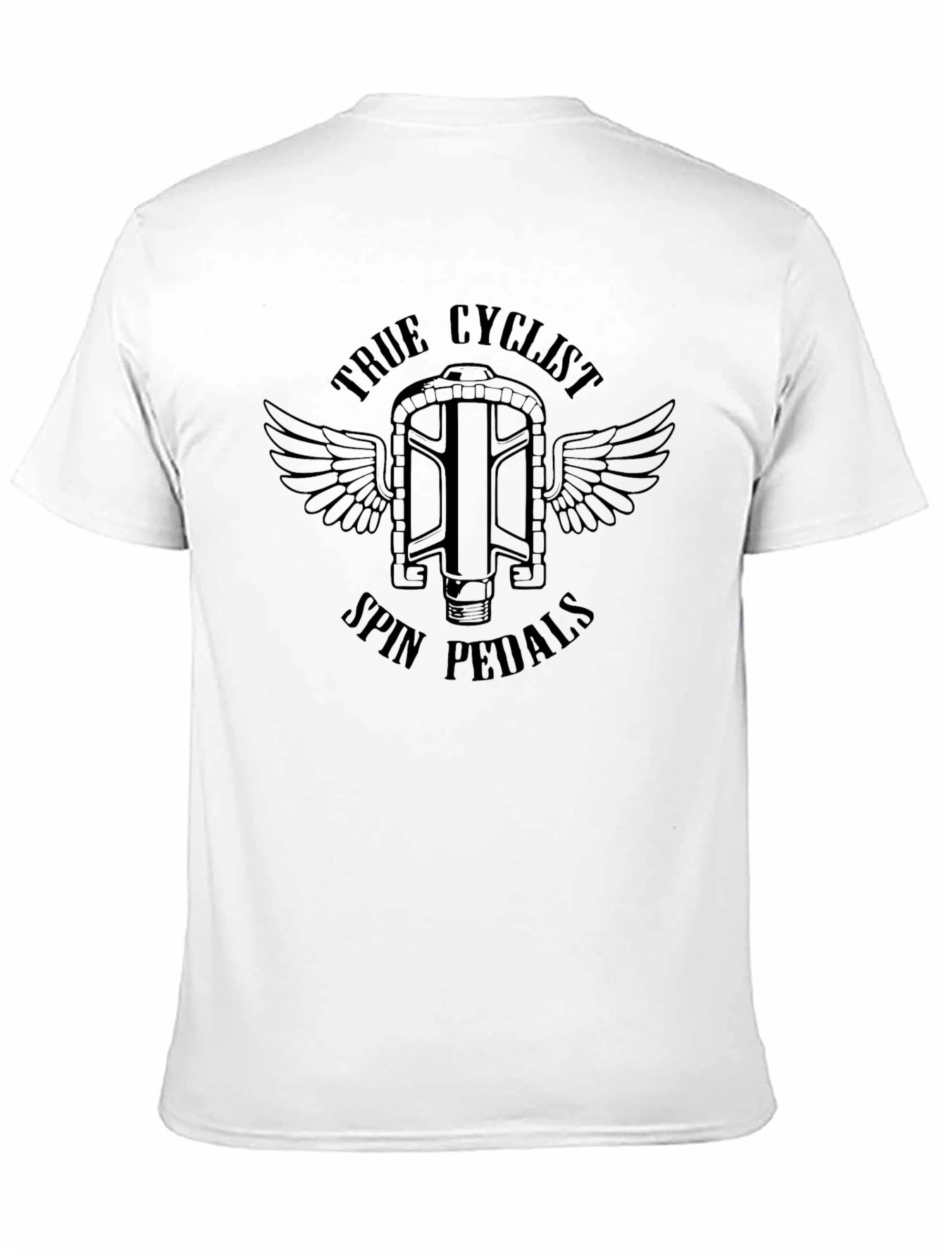 True Cyclist Spin Pedals Graphic T-Shirt