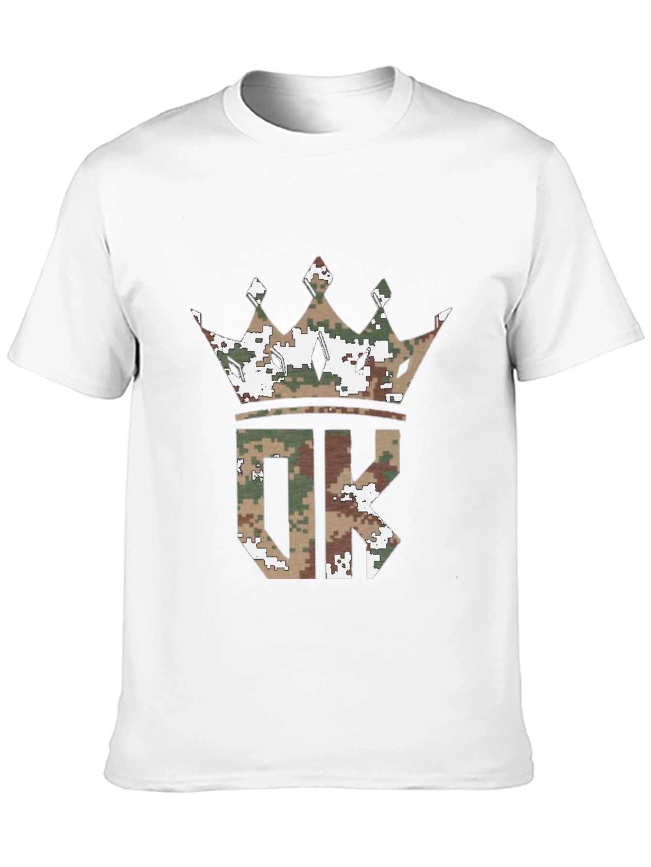 Camo Crown OK Graphic T-Shirt