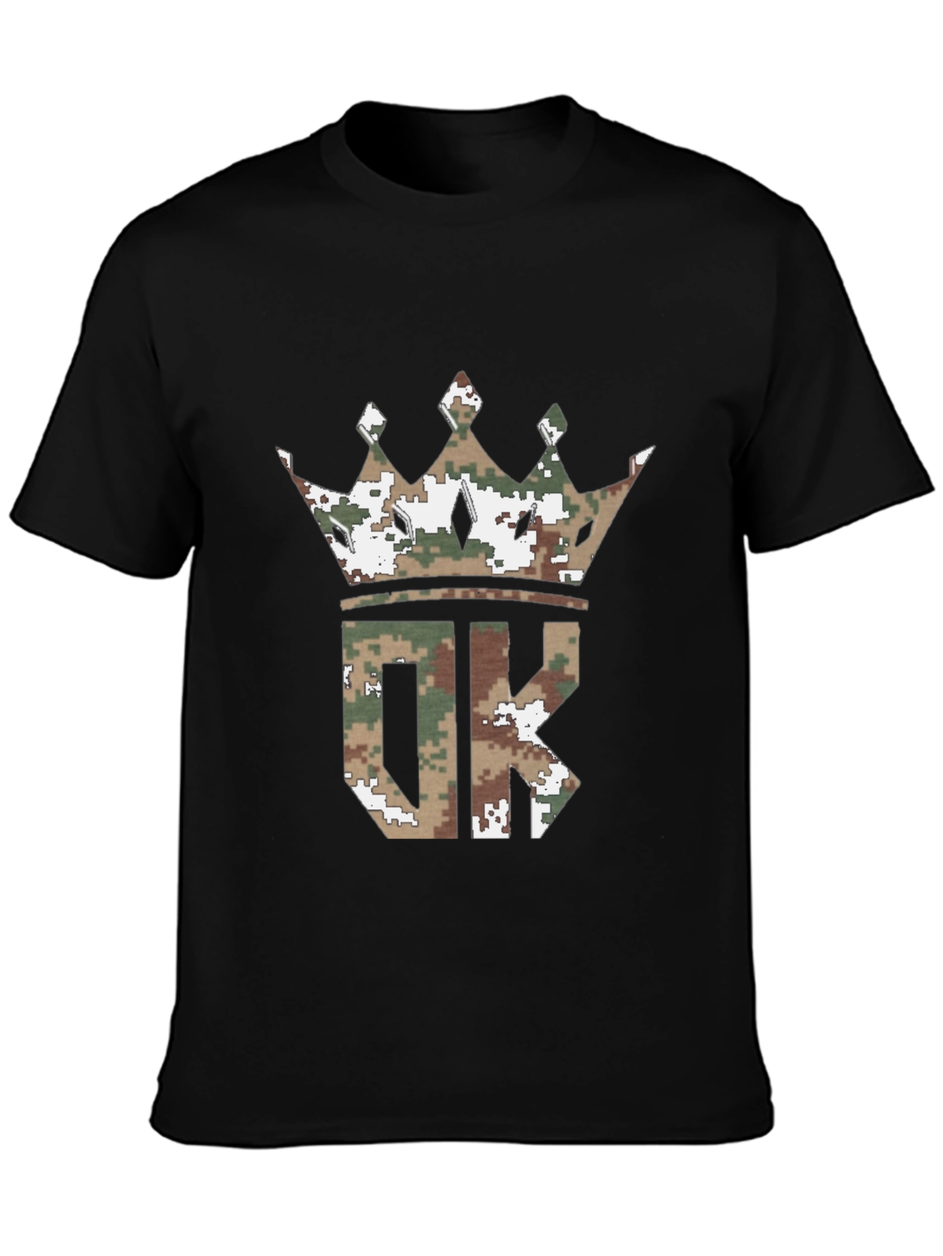 Camo Crown OK Graphic T-Shirt