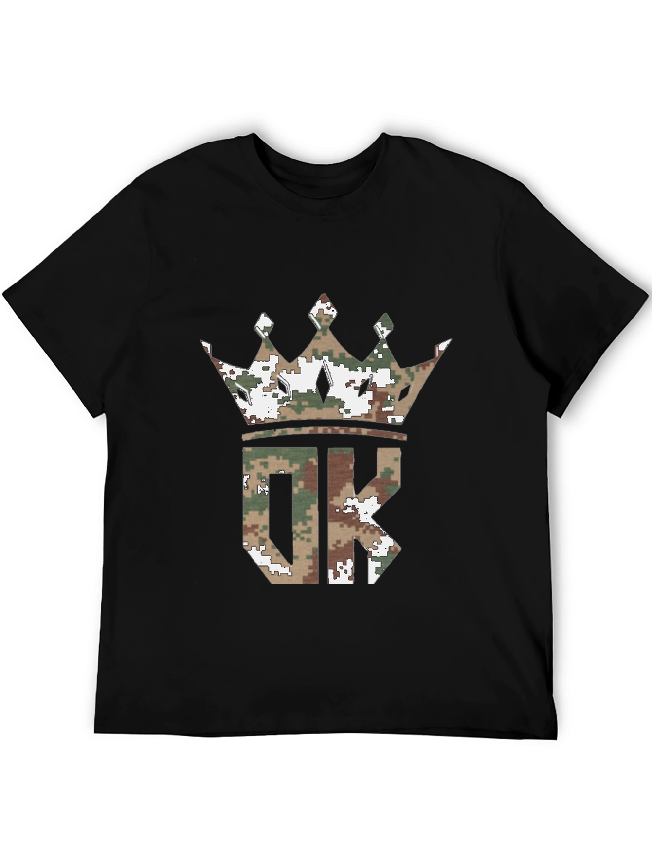 Camo Crown OK Graphic T-Shirt