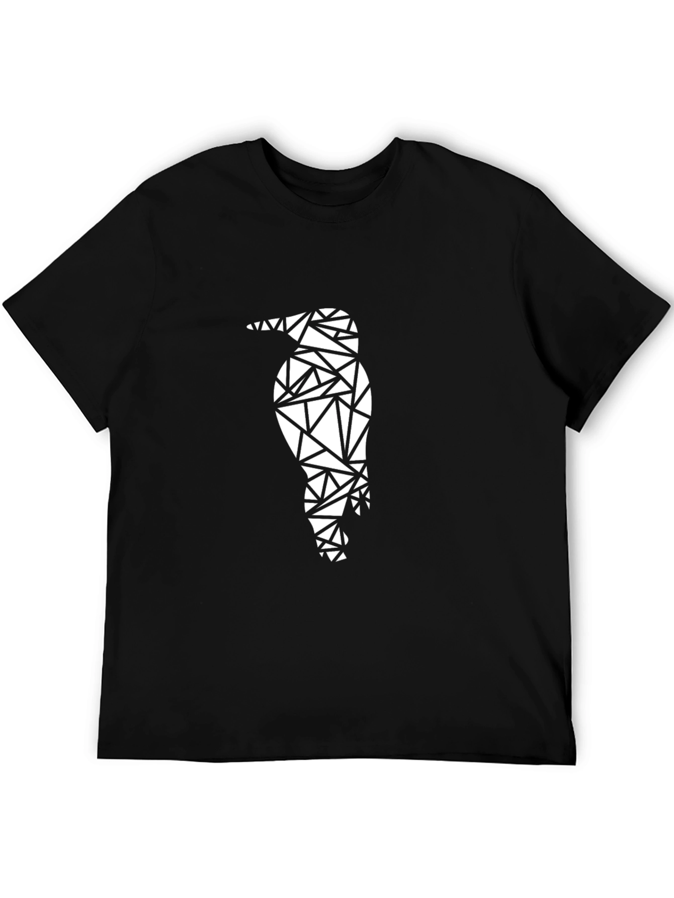 Geometric Penguin Tee - Modern Graphic Print