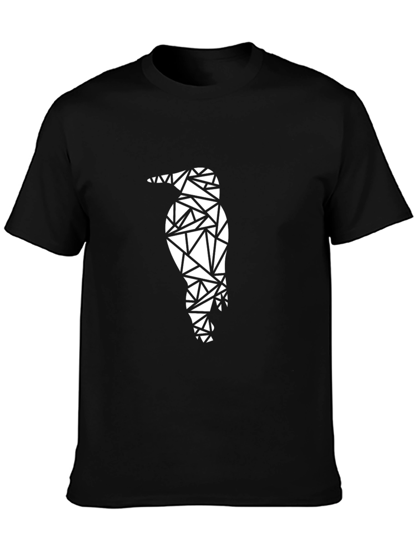 Geometric Penguin Tee - Modern Graphic Print