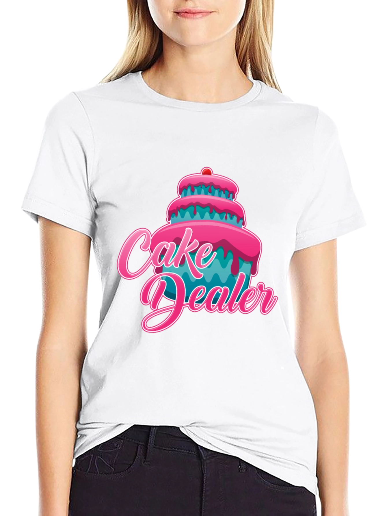 Cake Dealer T-Shirt Funny Dessert Lover Tee