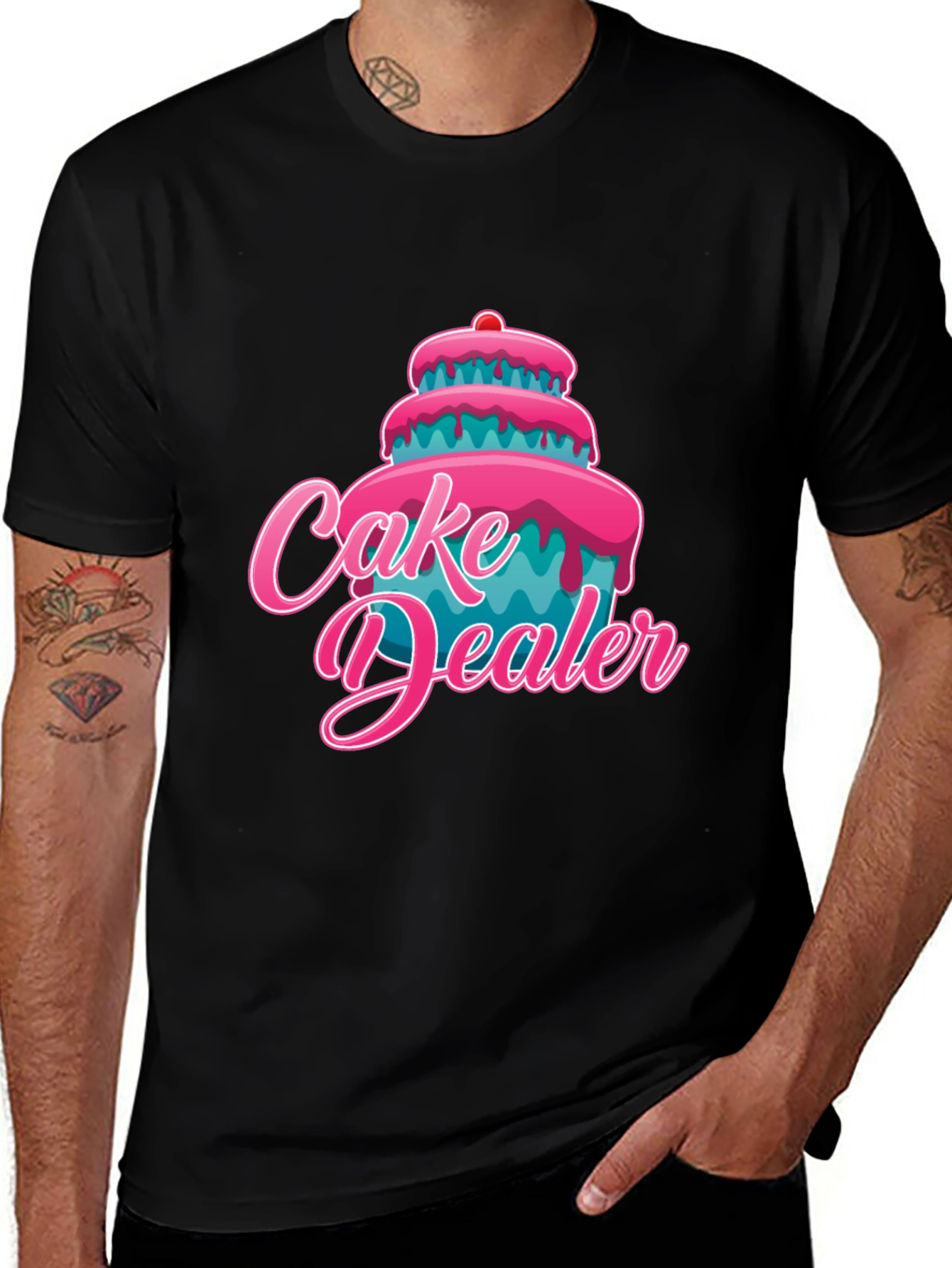 Cake Dealer T-Shirt Funny Dessert Lover Tee