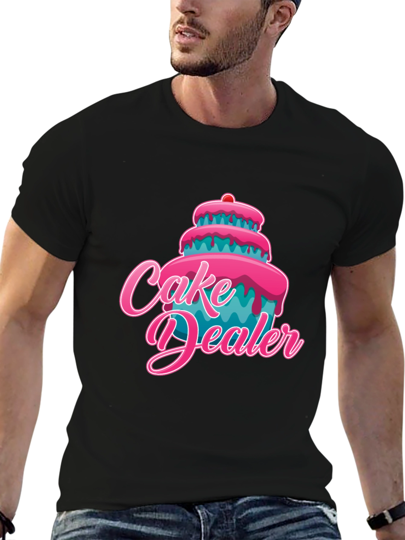 Cake Dealer T-Shirt Funny Dessert Lover Tee